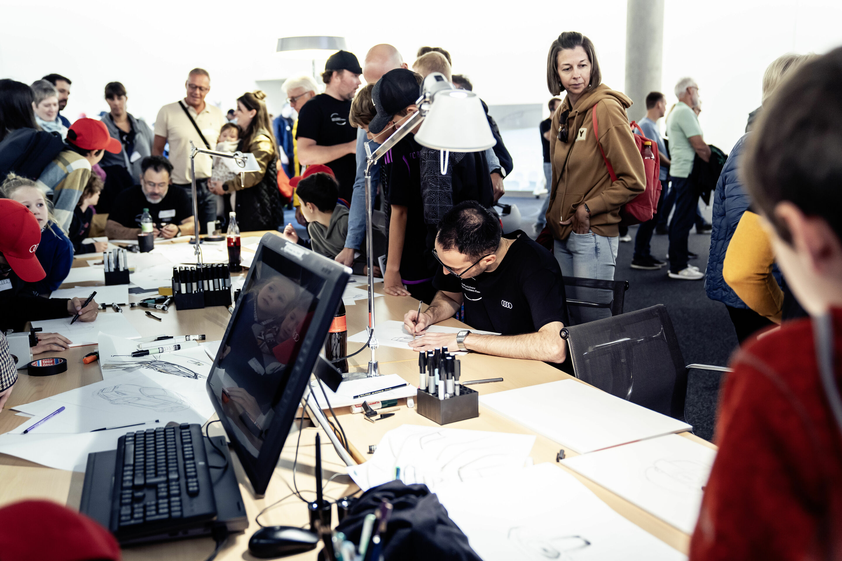 Audi celebrates Family Festival - Audi Family Festival on October 7, 2023 in Ingolstadt: a glimpse in technical development