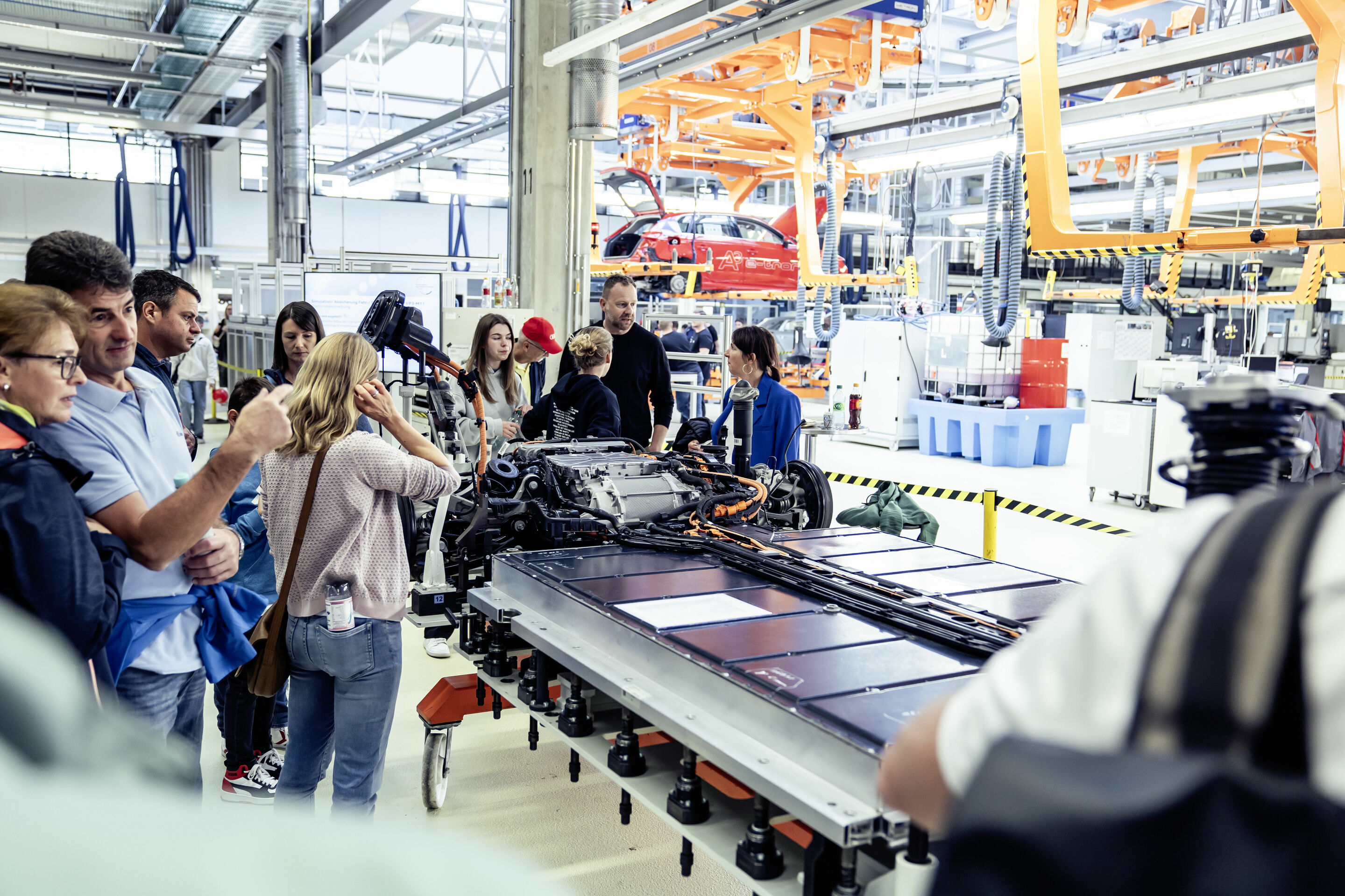 Audi celebrates Family Festival - Audi Family Festival on October 7, 2023 in Ingolstadt: a glimpse in technical development