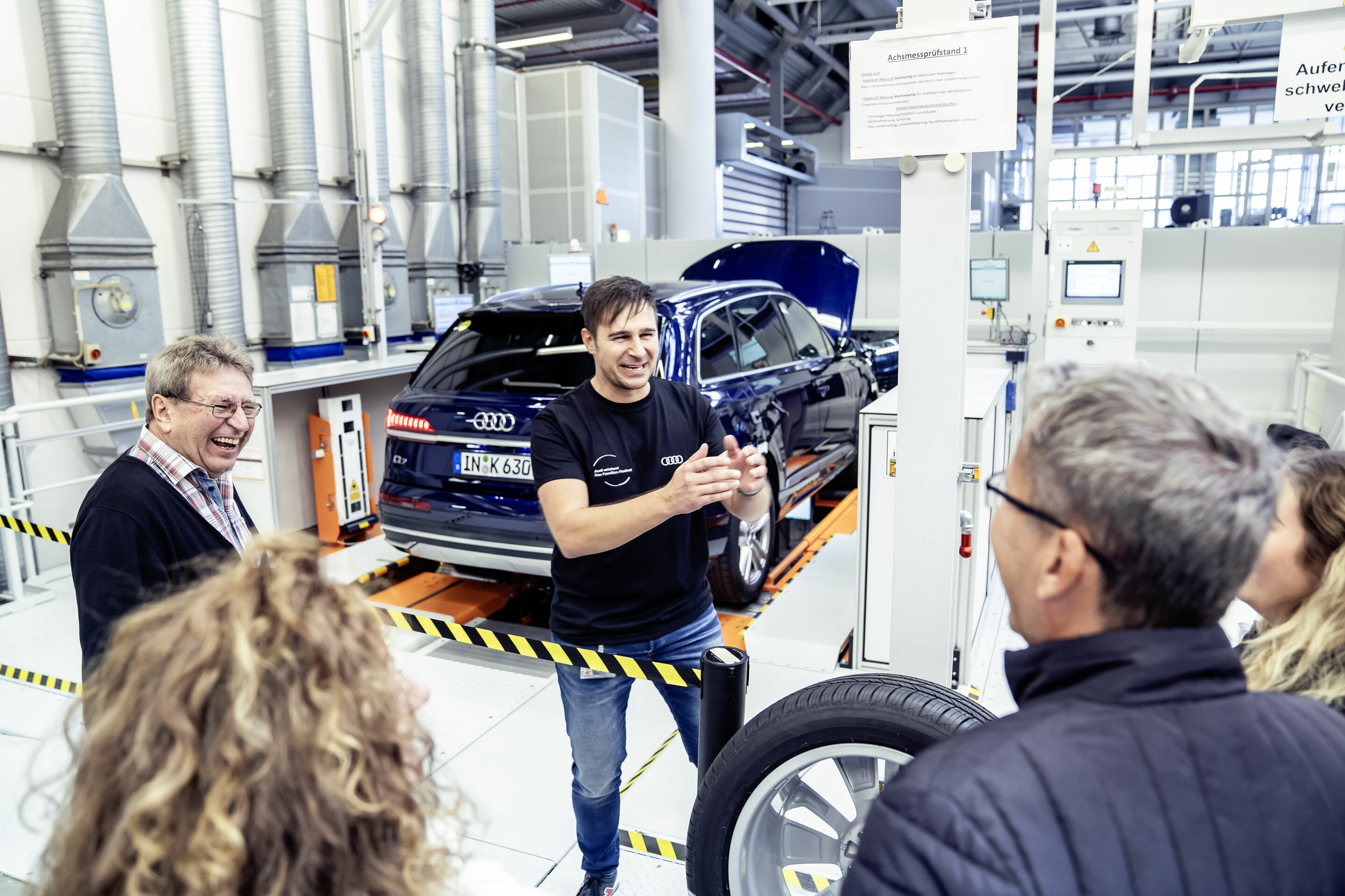 Audi celebrates Family Festival - Audi Family Festival on October 7, 2023 in Ingolstadt: a glimpse in technical development