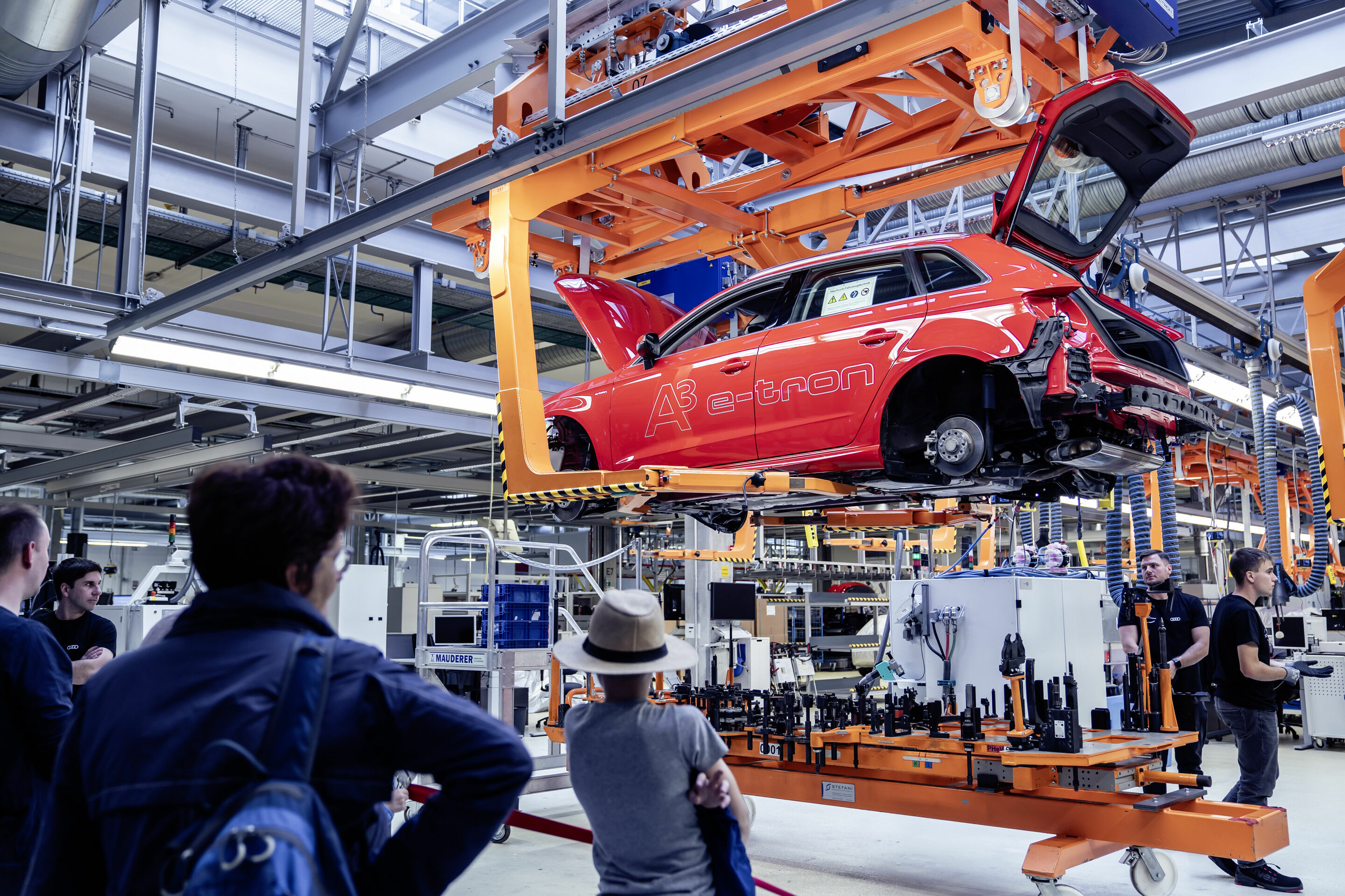 Audi celebrates Family Festival - Audi Family Festival on October 7, 2023 in Ingolstadt: a glimpse in production