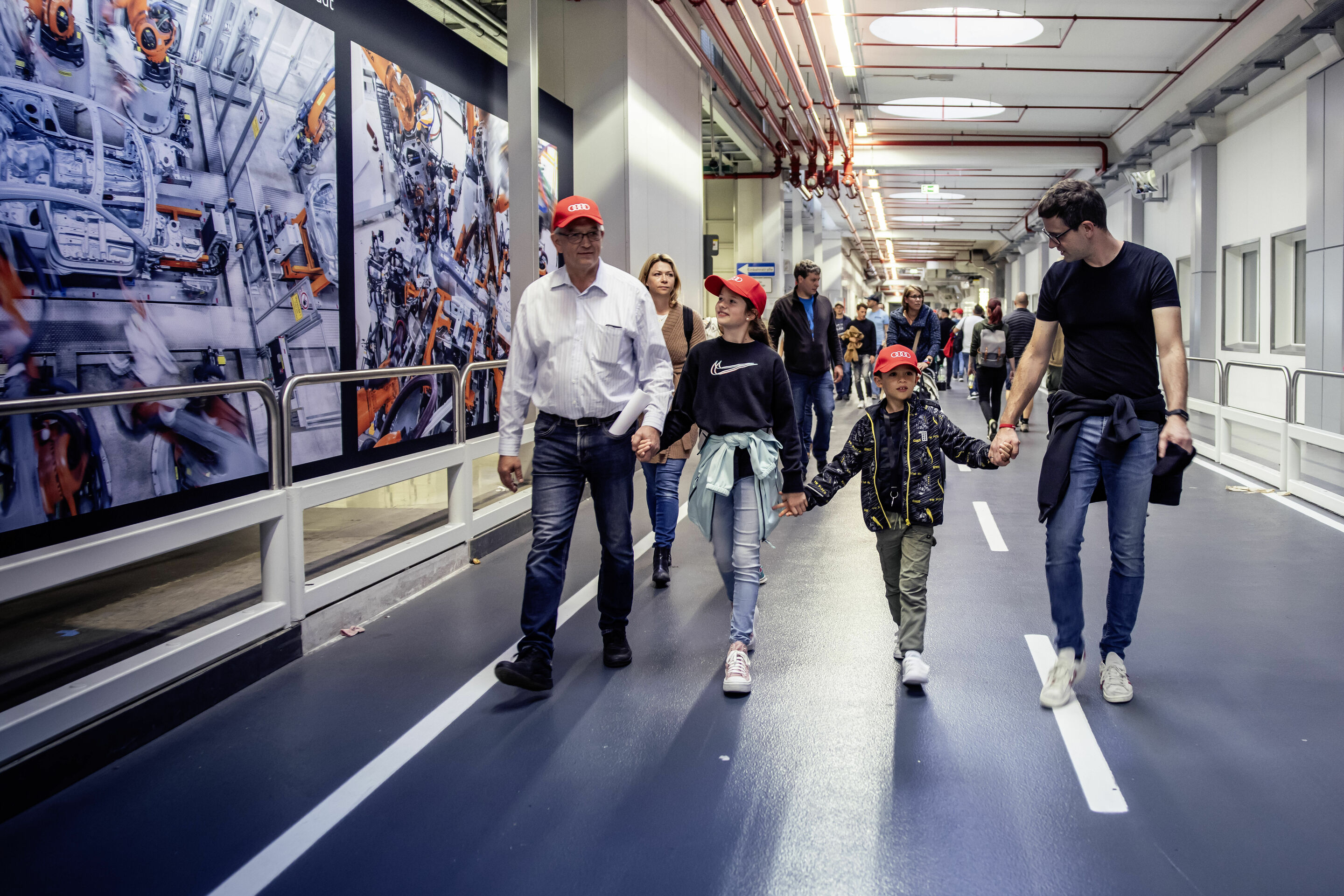 Audi celebrates Family Festival - Audi Family Festival on October 7, 2023 in Ingolstadt: a glimpse in production