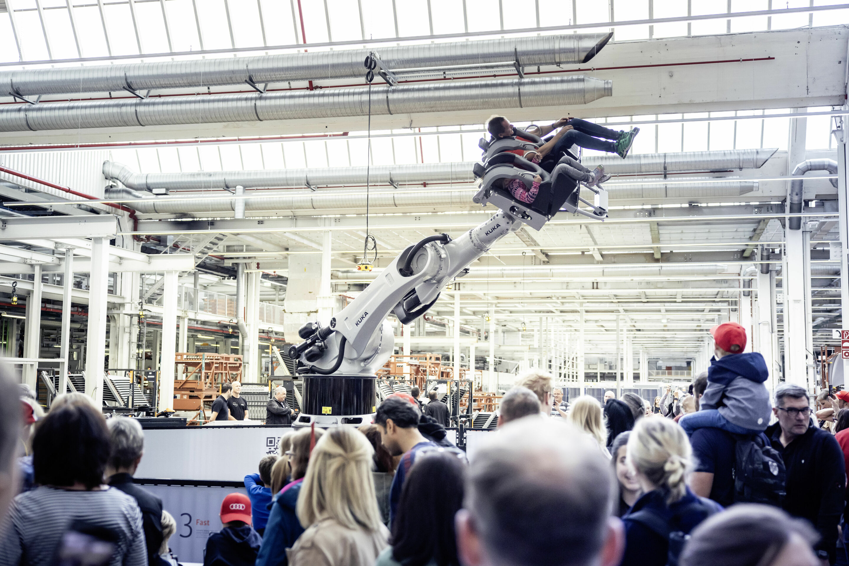 Audi celebrates Family Festival - Audi Family Festival on October 7, 2023 in Ingolstadt: a glimpse in production