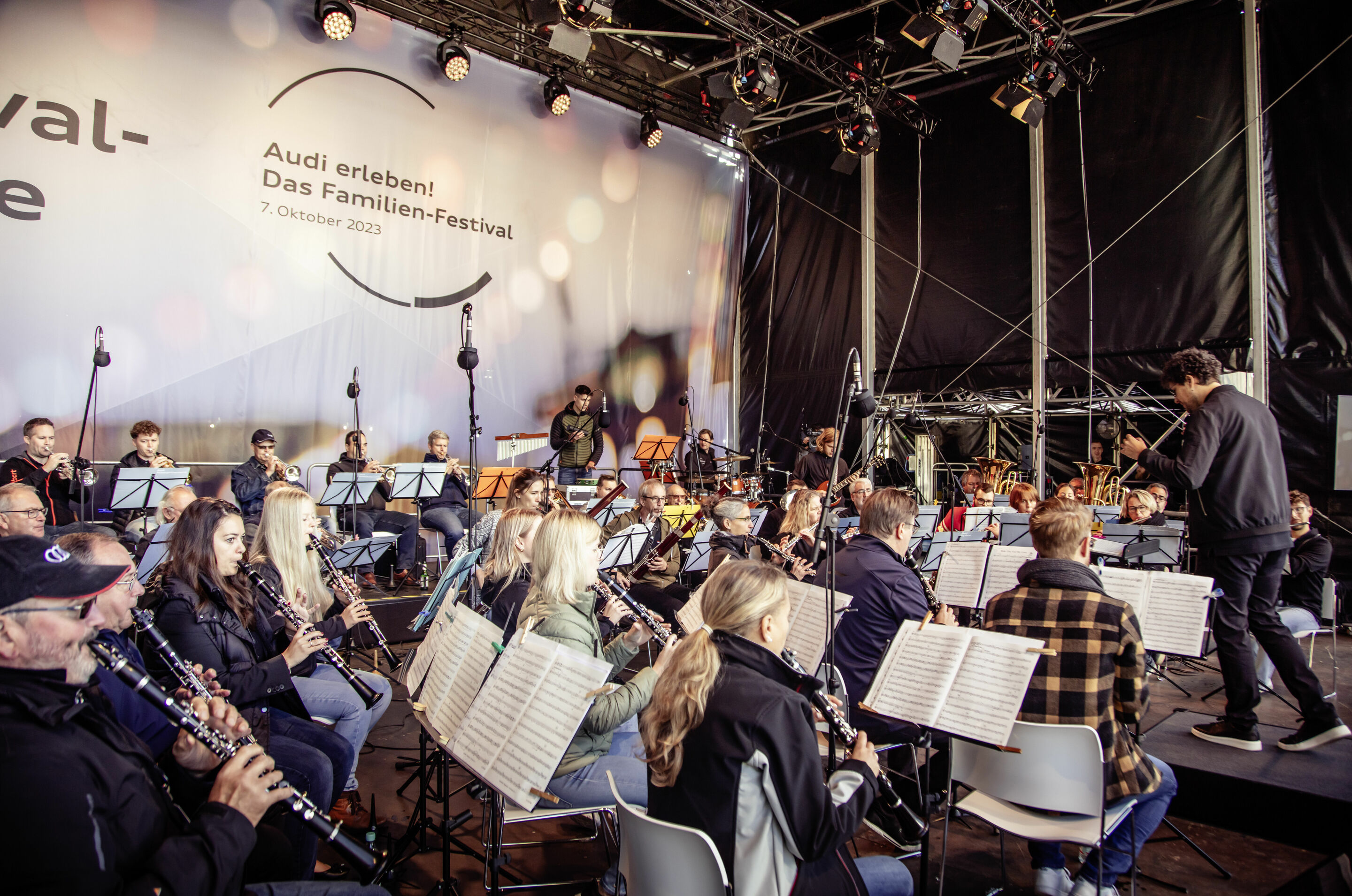 Audi feiert Familien-Festival - Tolle Stimmung beim Audi Familien-Festival am 7. Oktober 2023 in Ingolstadt.