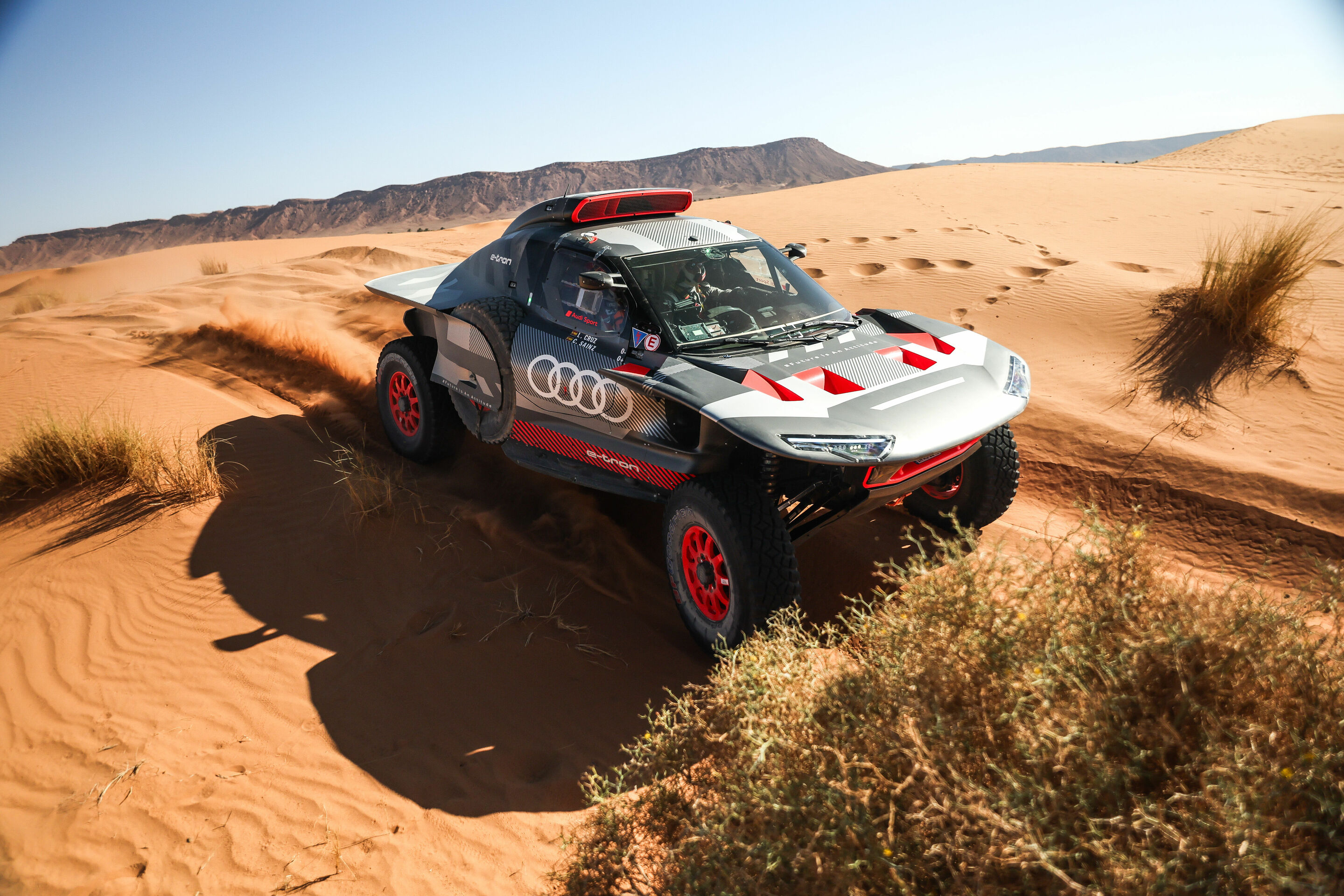 Dakar test Morocco, October 2023 - Audi RS Q e-tron