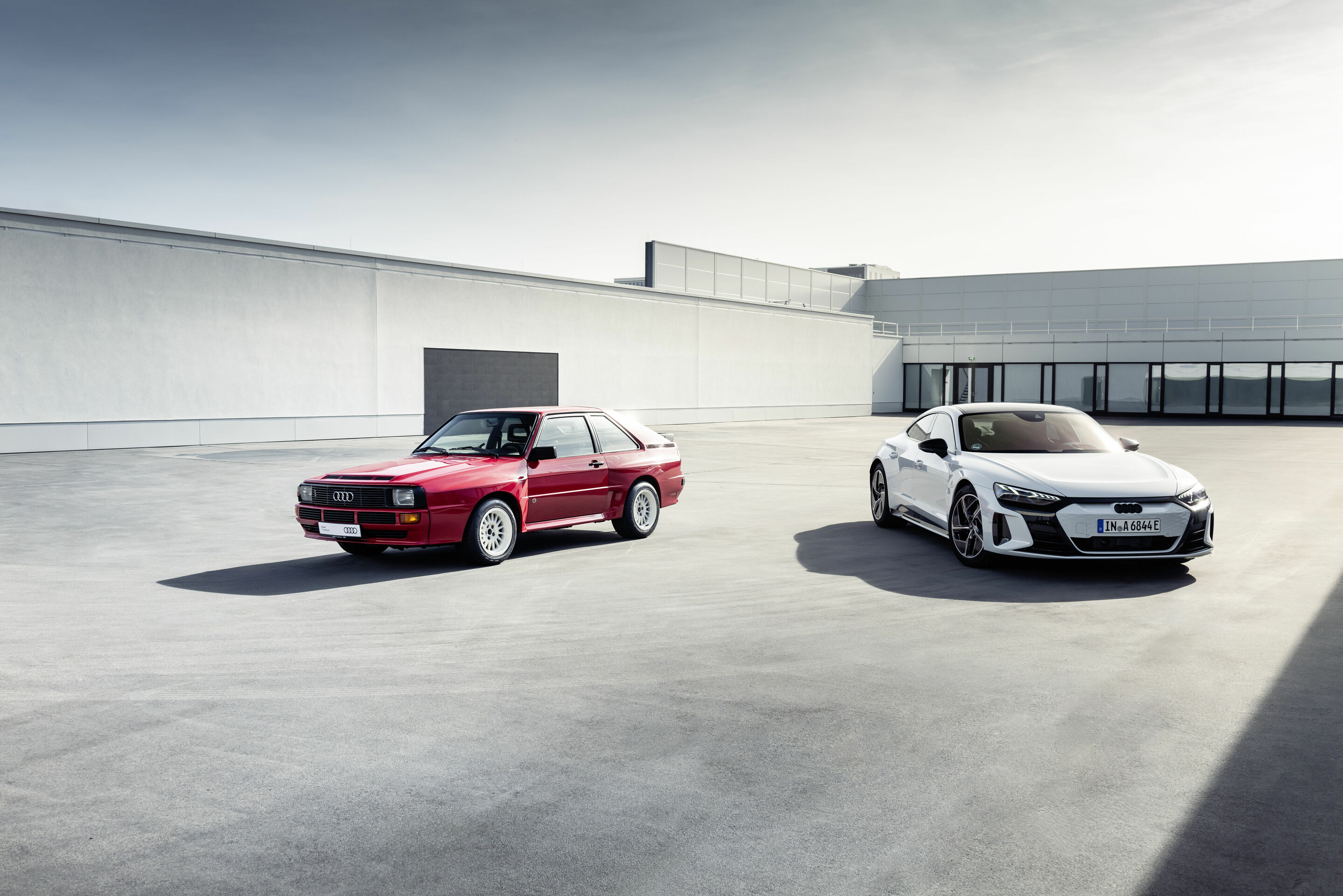 Wenn Innovation zur Tradition wird: Der Audi Sport quattro und der Audi RS e-tron GT
