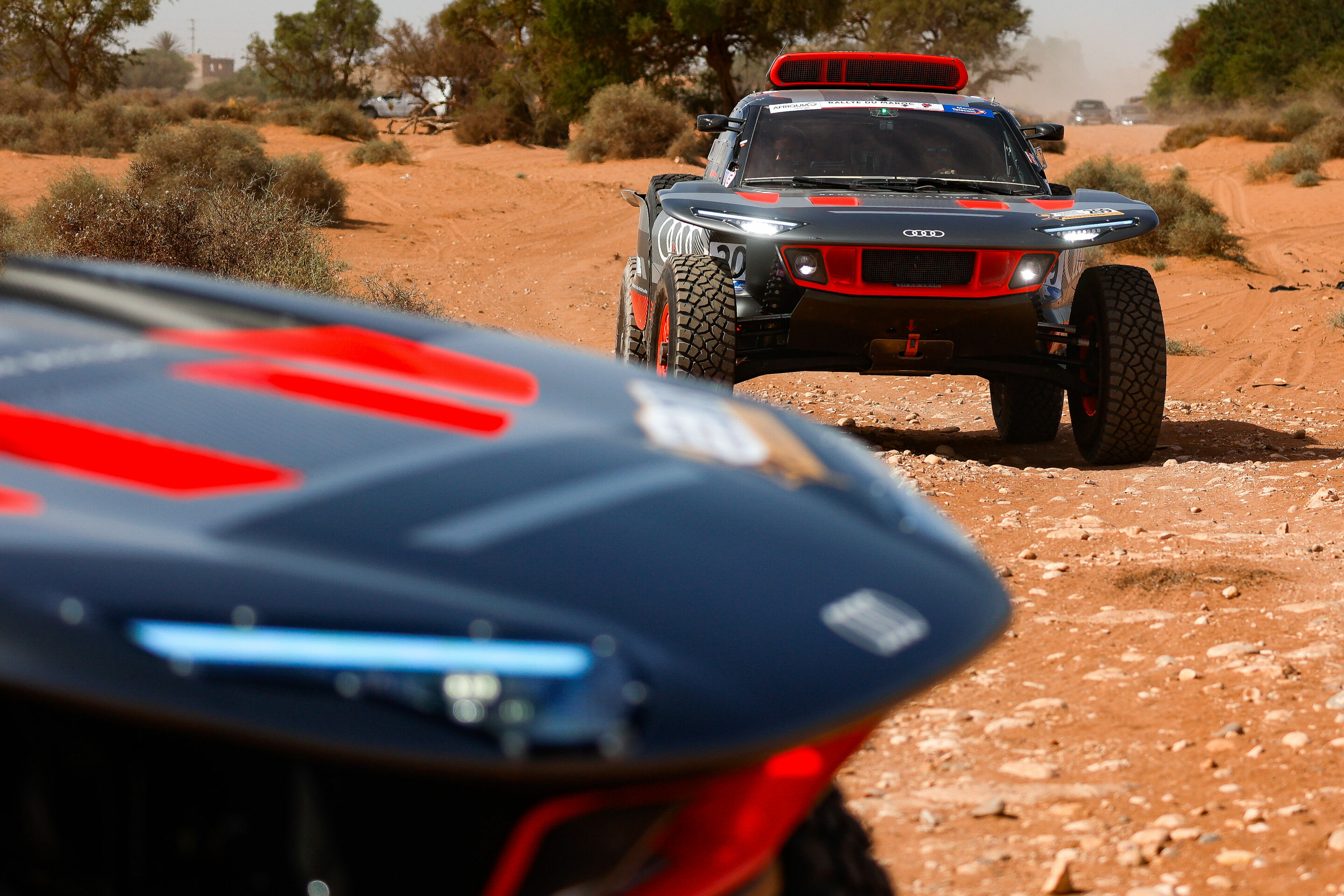 Rallye du Maroc 2023 - Audi RS Q e-tron #209 (Team Audi Sport), Carlos Sainz/Lucas Cruz