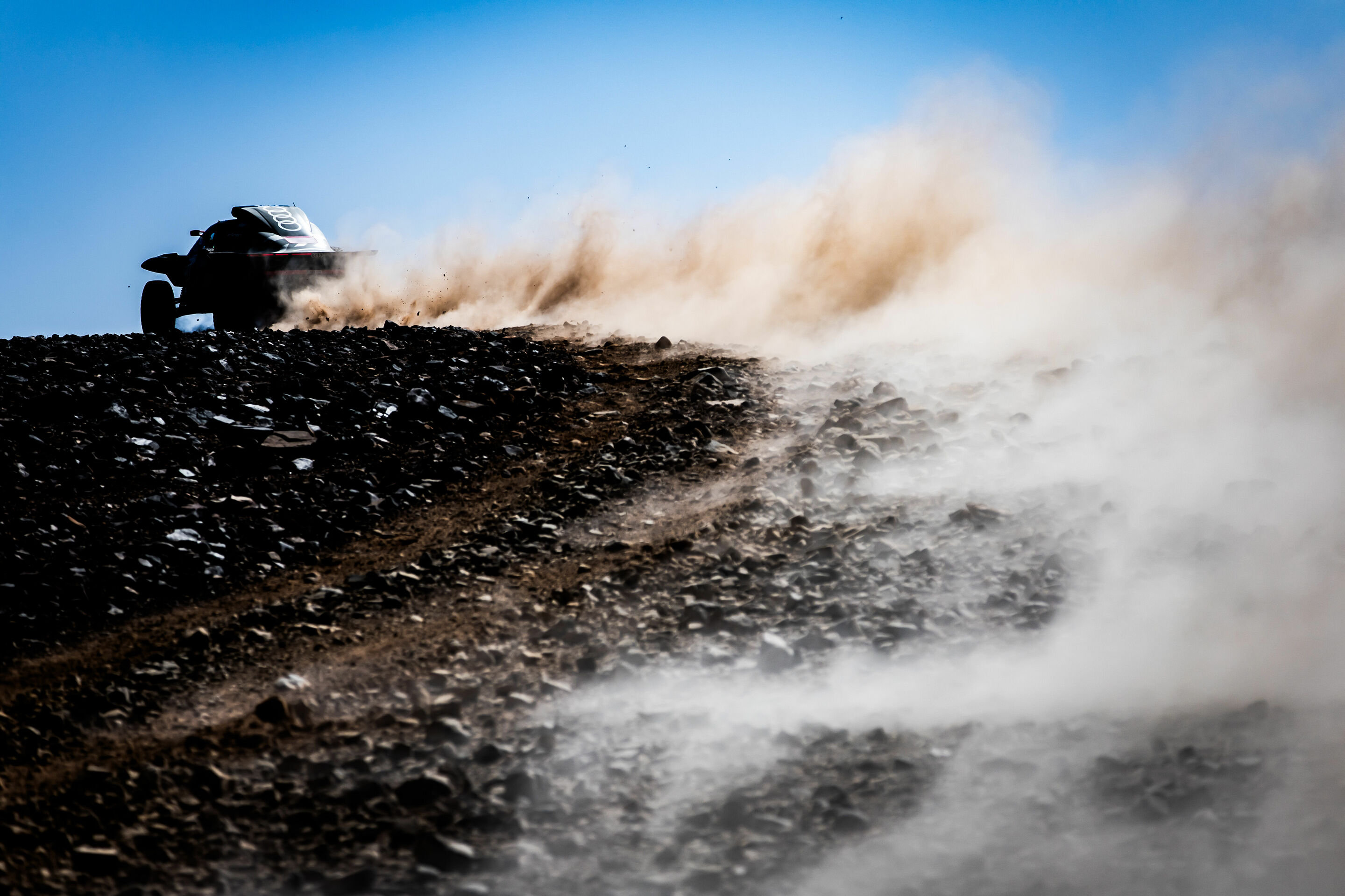 Rallye du Maroc 2023 - Audi RS Q e-tron #206 (Team Audi Sport), Mattias Ekström/Emil Bergkvist
