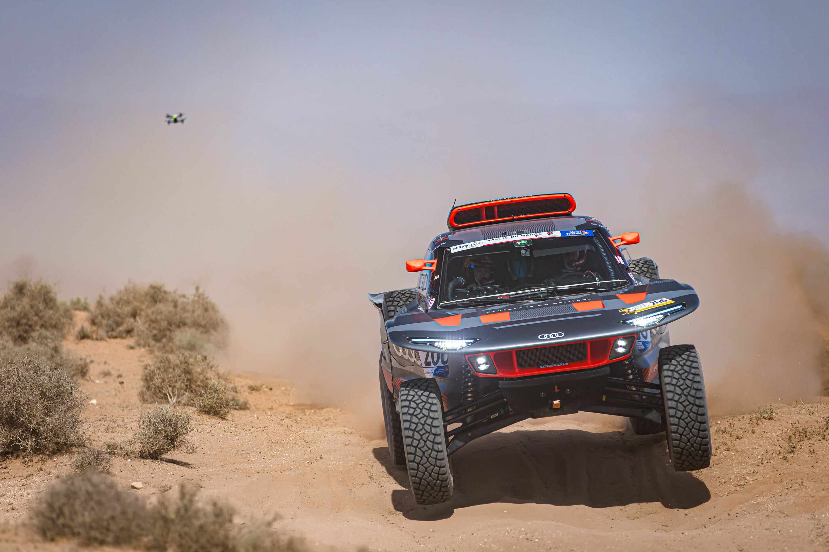 Rallye du Maroc 2023 - Audi RS Q e-tron #206 (Team Audi Sport), Mattias Ekström/Emil Bergkvist