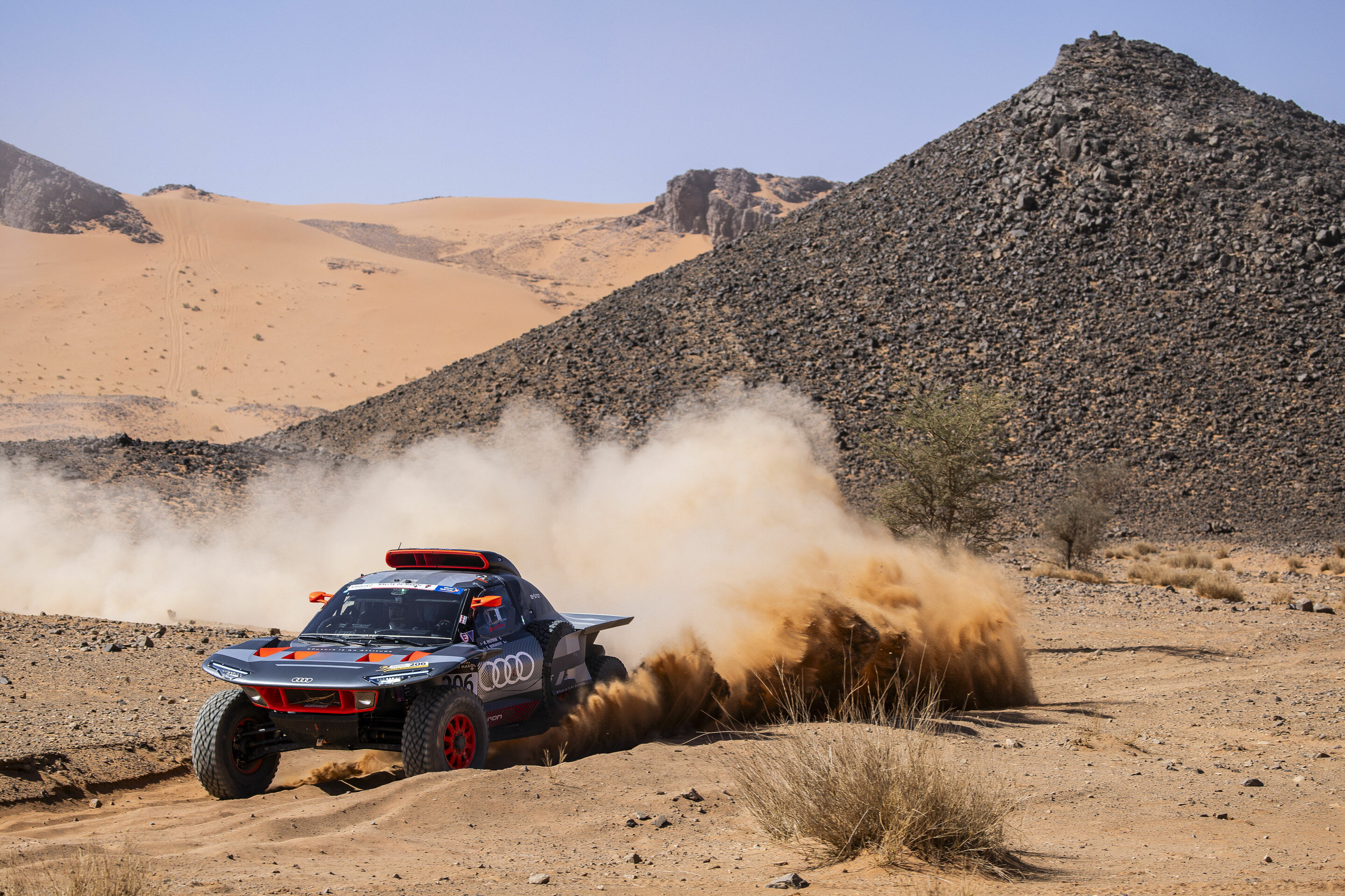 Rallye du Maroc 2023 - Audi RS Q e-tron #206 (Team Audi Sport), Mattias Ekström/Emil Bergkvist