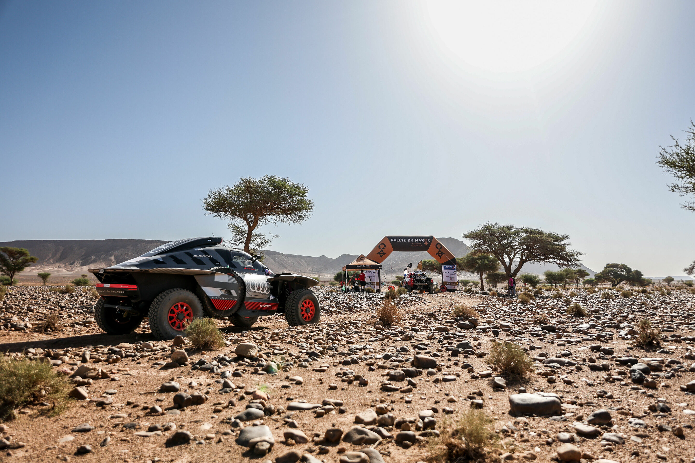 Rallye du Maroc 2023 - Audi RS Q e-tron #209 (Team Audi Sport), Carlos Sainz/Lucas Cruz