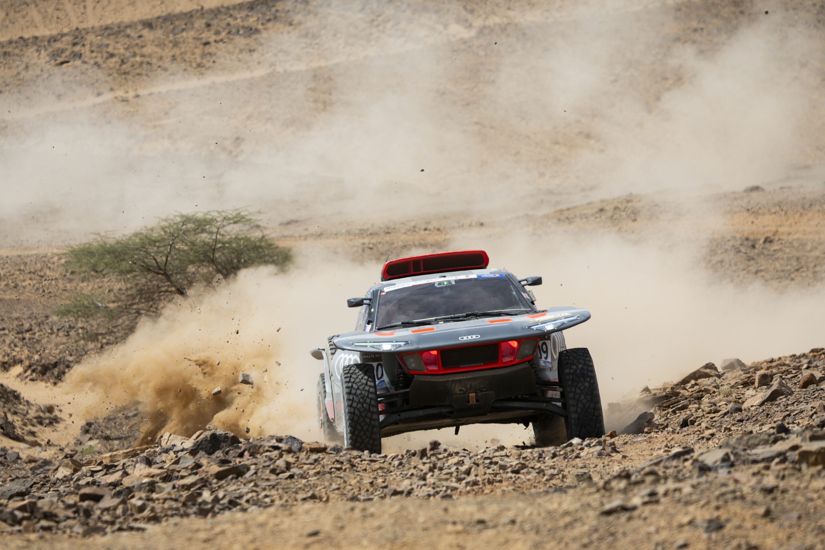 Rallye du Maroc 2023 - Audi RS Q e-tron #209 (Team Audi Sport), Carlos Sainz/Lucas Cruz