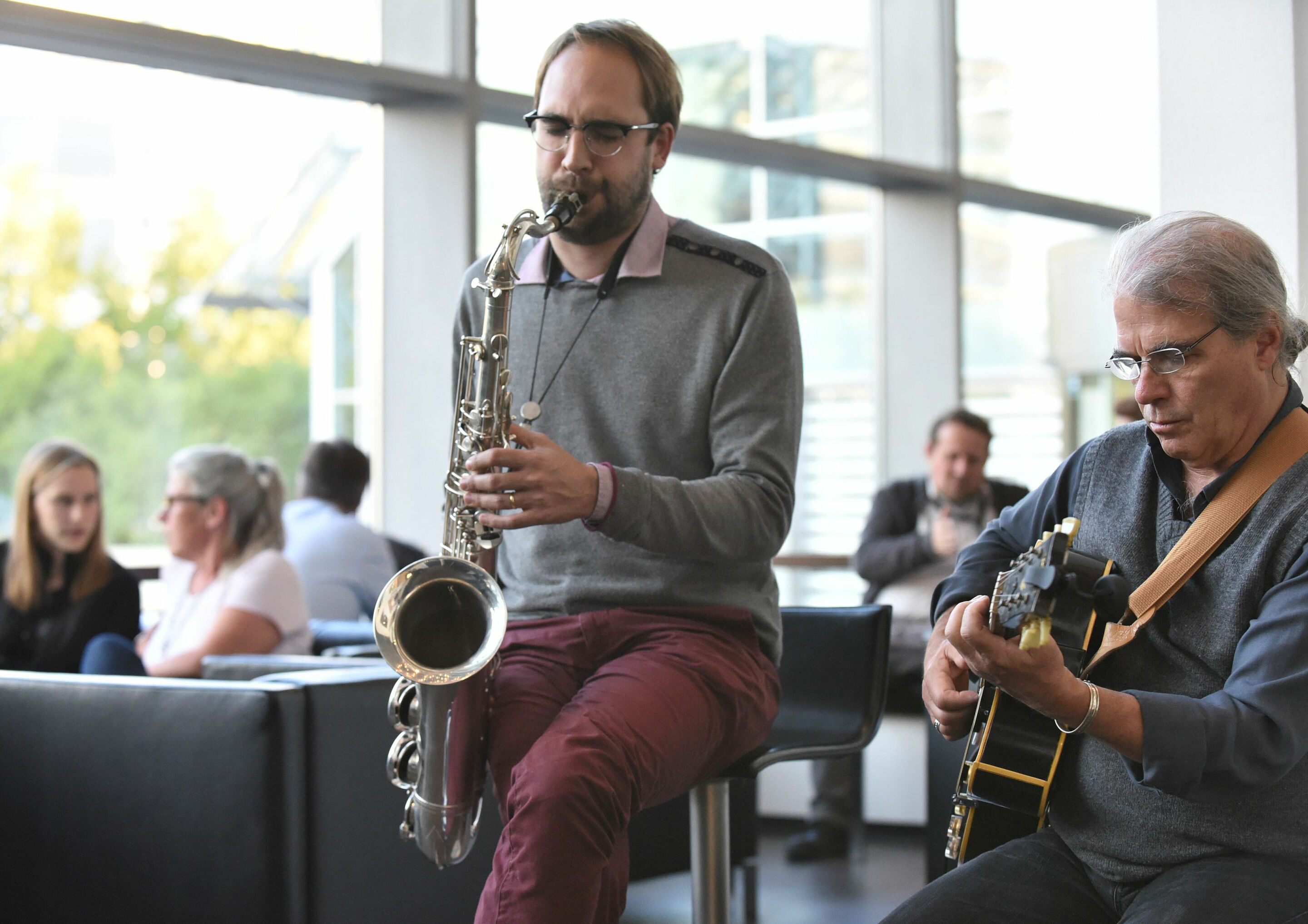After Work Jazz Lounge - Geoff Goodman und Matthieu Bordenave sind am 2. November in der After Work Jazz Lounge zu Gast.