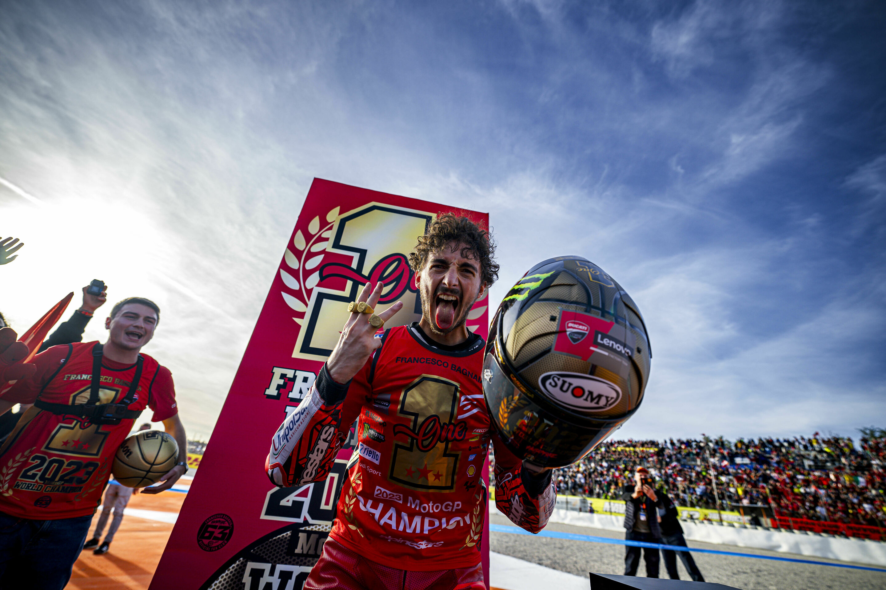 Francesco Bagnaia and Ducati 2023 MotoGP World Champions