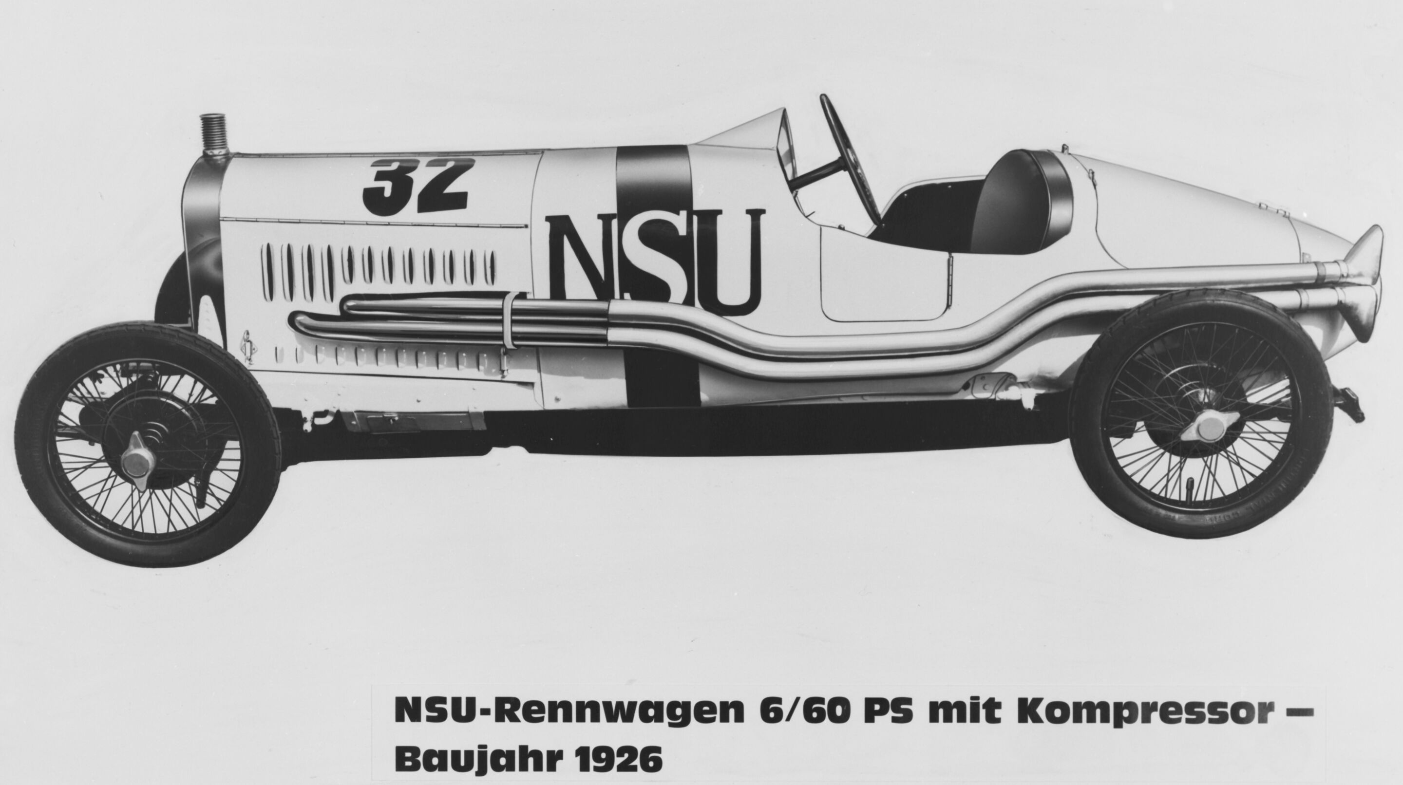 Vierfachsieg für die NSU-Rennwagen Typ 6/60 PS beim „Großen Preis von Deutschland“ auf der AVUS