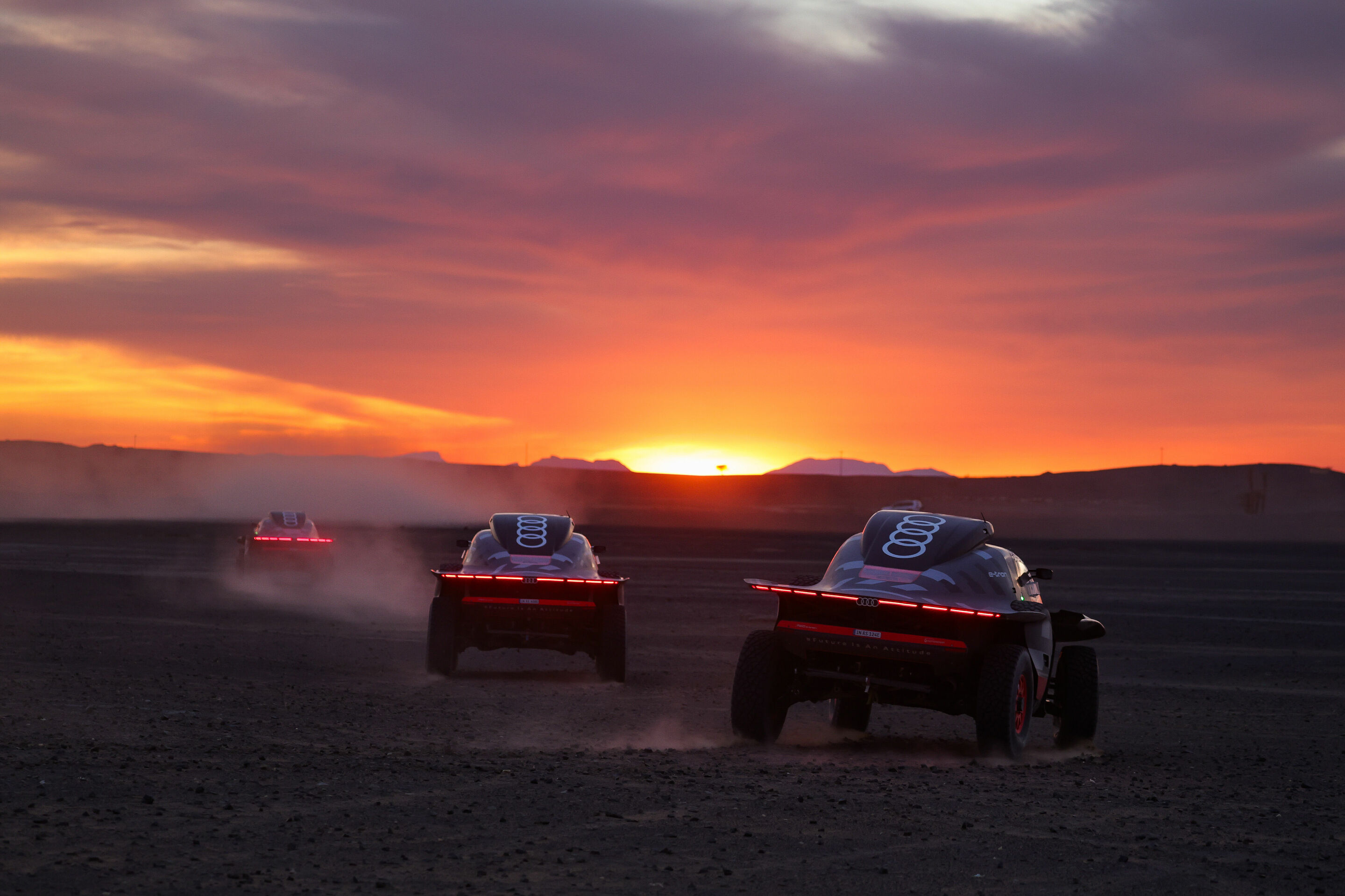 Dakar test Morocco, October 2023 - Audi RS Q e-tron