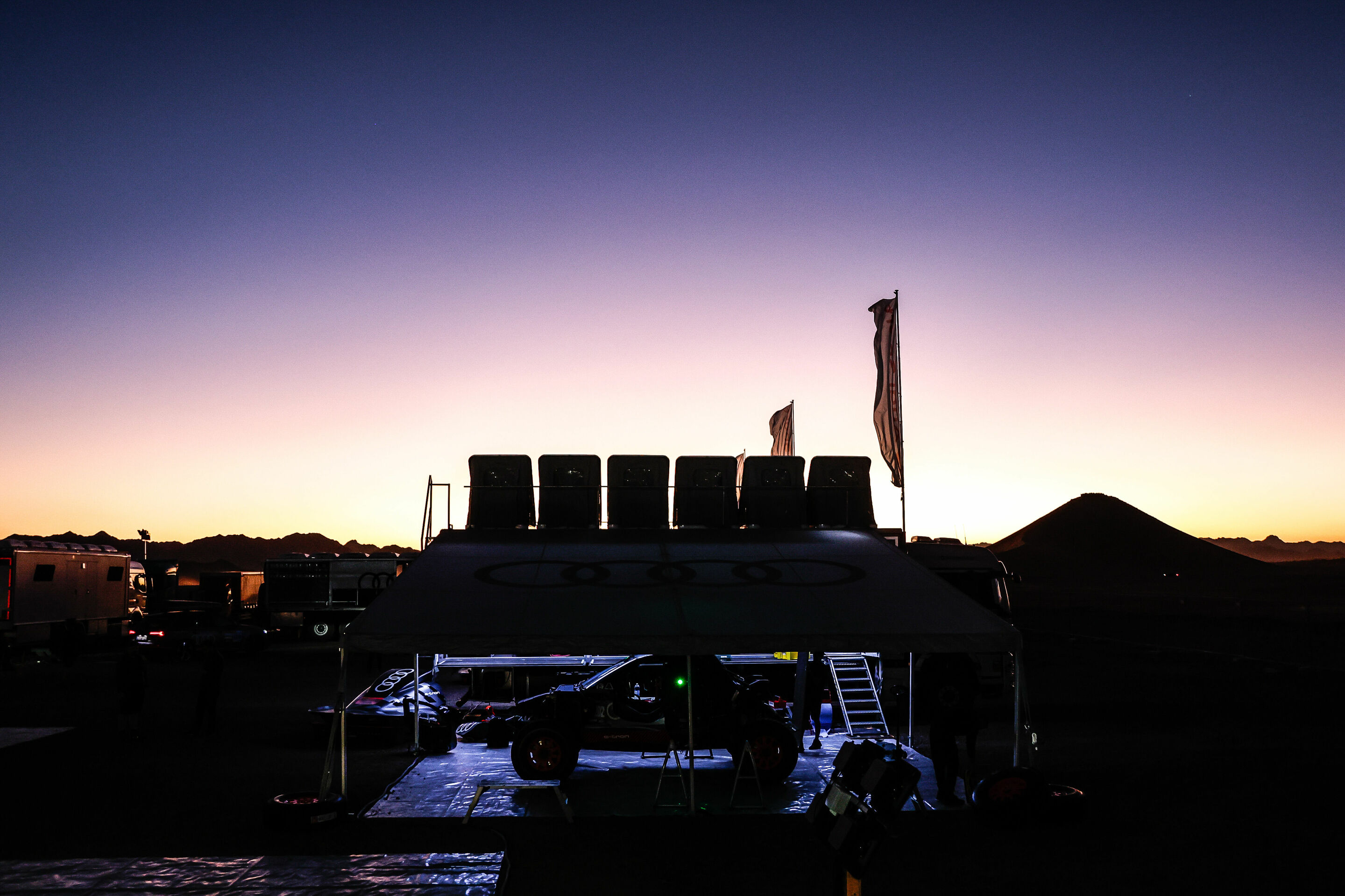 Rallye Dakar 2024 - Audi RS Q e-tron #202 (Team Audi Sport), Stéphane Peterhansel/Edouard Boulanger