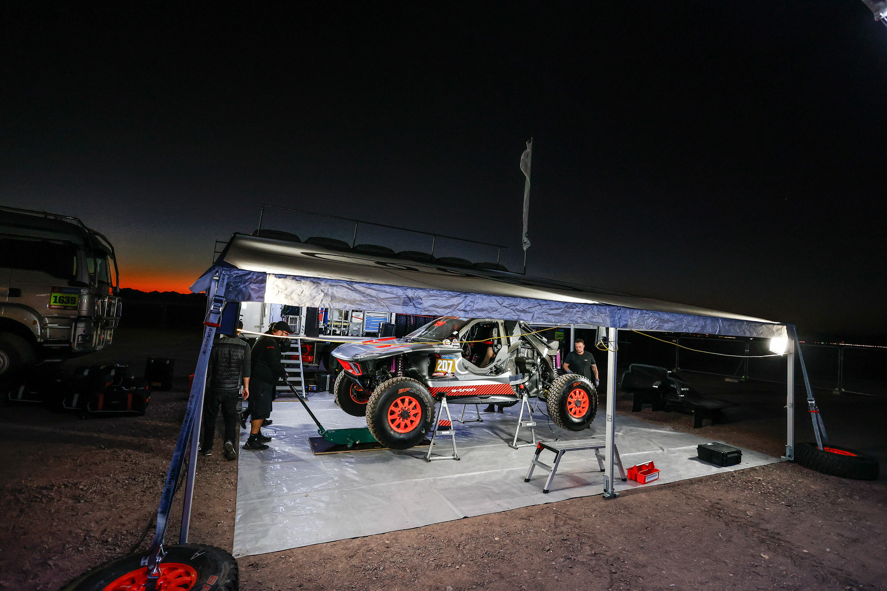 Dakar Rally 2024 - Audi RS Q e-tron #207 (Team Audi Sport), Mattias Ekström/Emil Bergkvist
