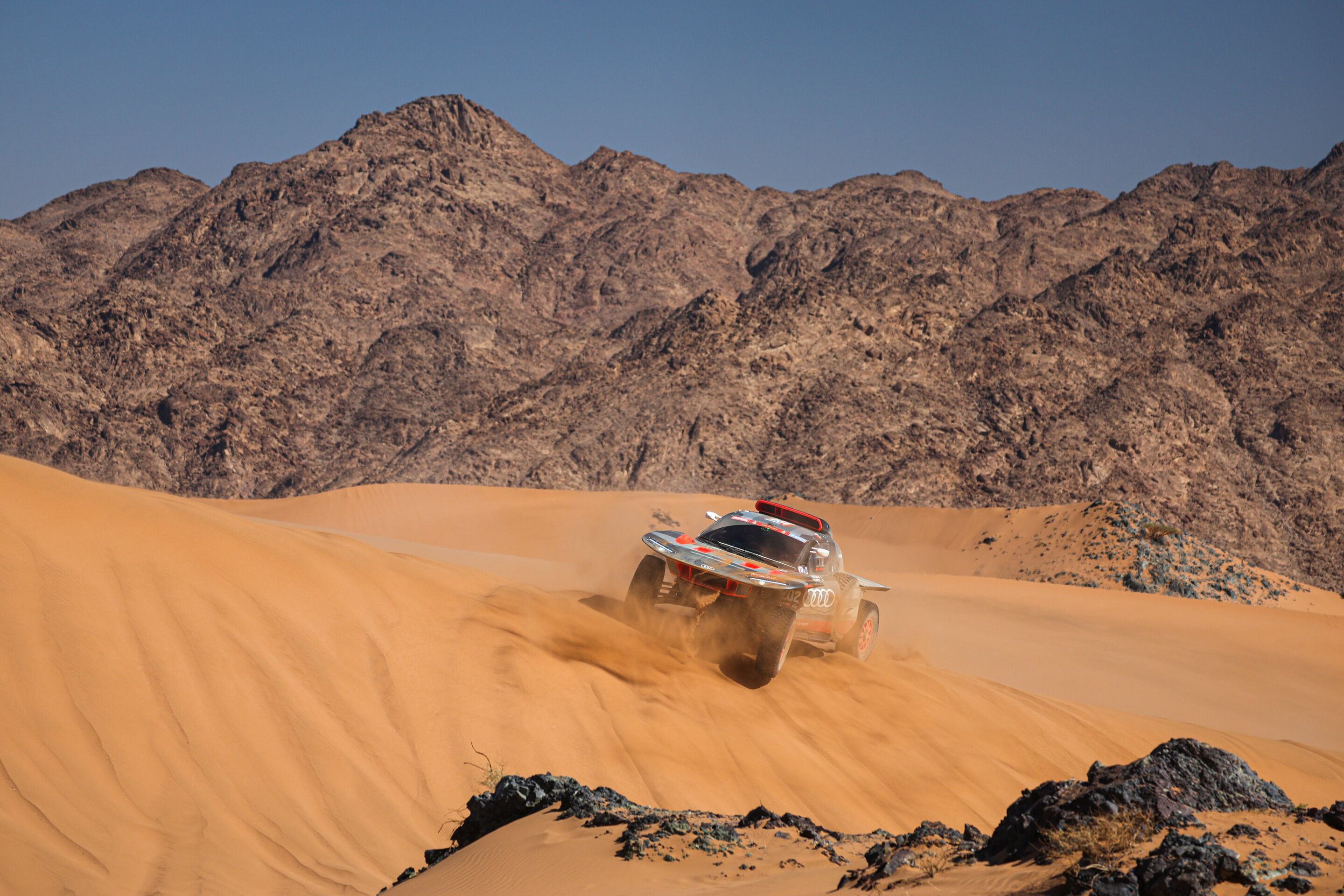 Dakar Rally 2024 - Audi RS Q e-tron #202 (Team Audi Sport), Stéphane Peterhansel/Edouard Boulanger