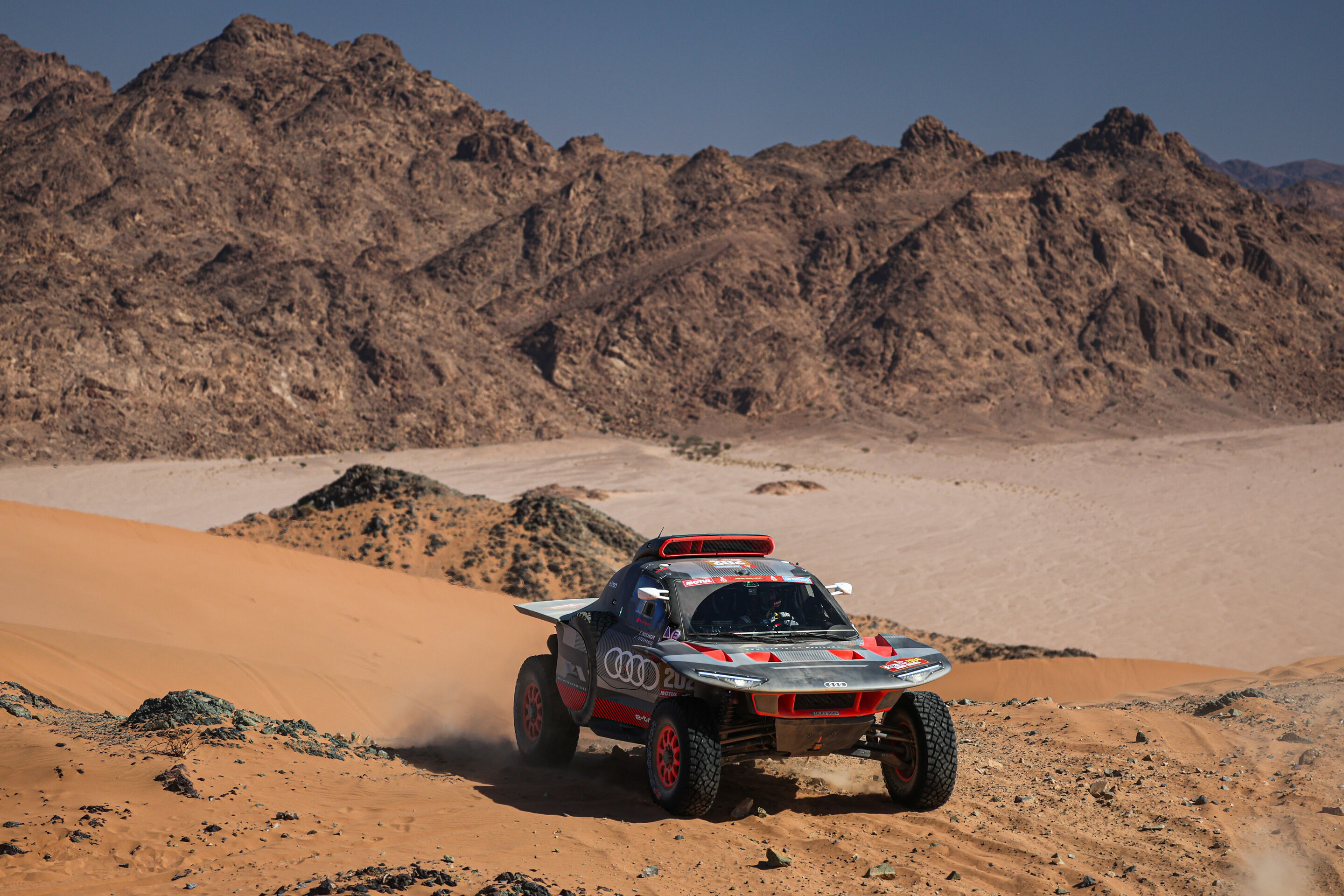 Rallye Dakar 2024 - Audi RS Q e-tron #202 (Team Audi Sport), Stéphane Peterhansel/Edouard Boulanger
