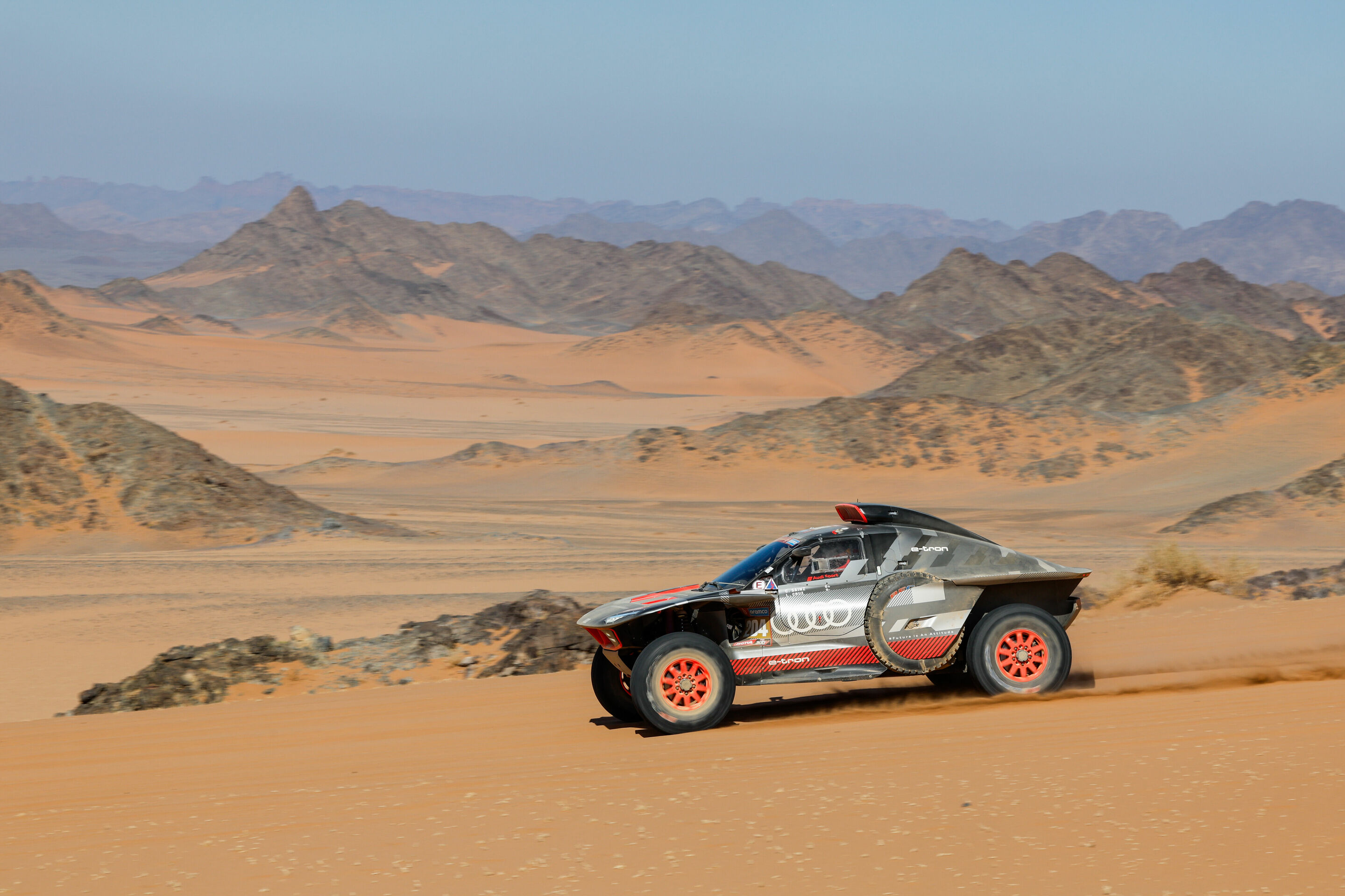 Dakar Rally 2024 - Audi RS Q e-tron #204 (Team Audi Sport), Carlos Sainz/Lucas Cruz