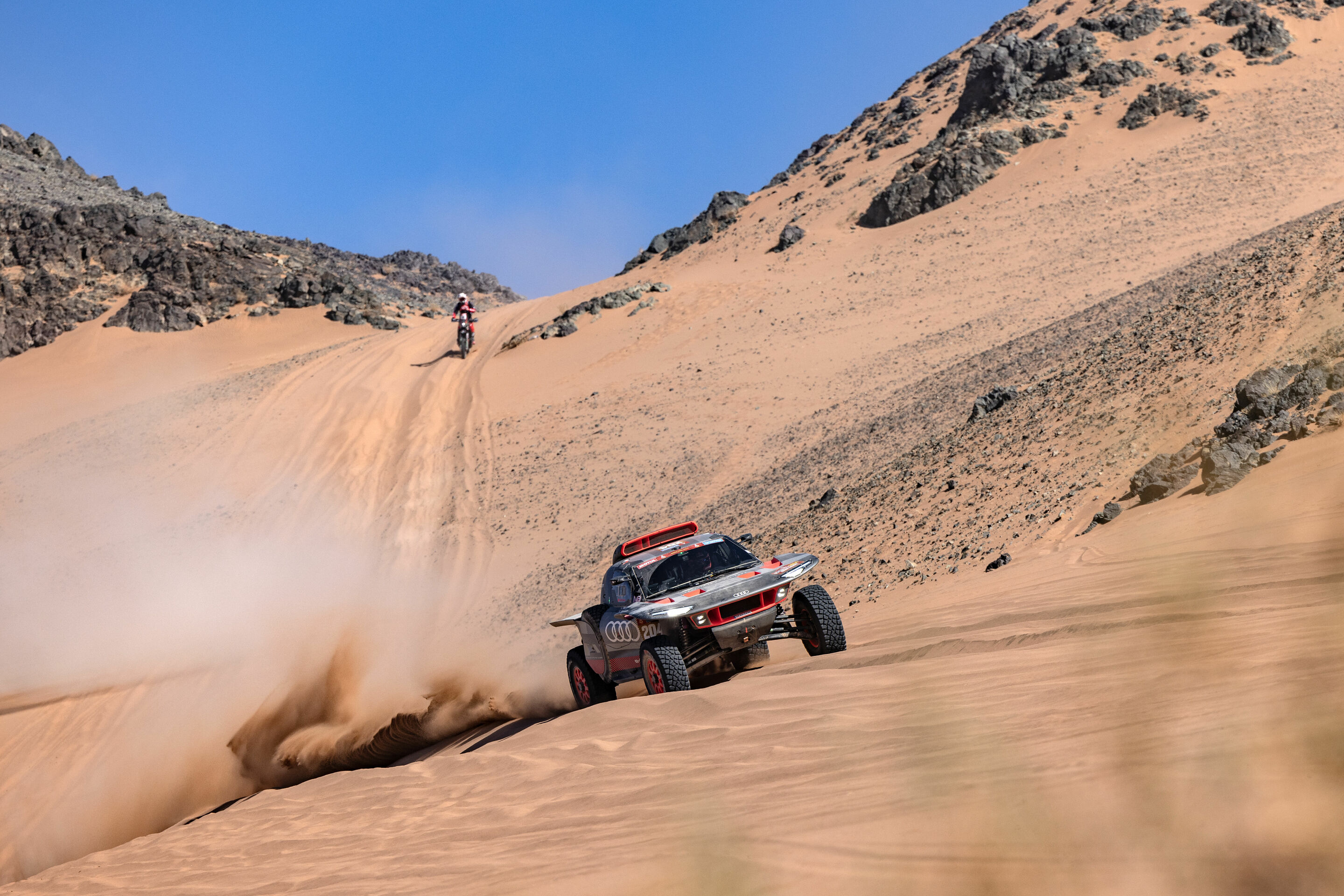 Rallye Dakar 2024 - Audi RS Q e-tron #204 (Team Audi Sport), Carlos Sainz/Lucas Cruz