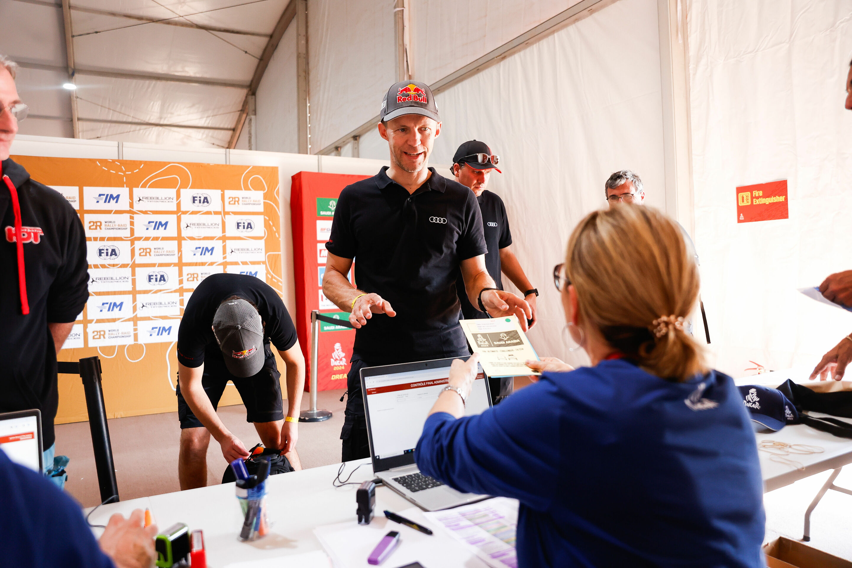 Rallye Dakar 2024 - Dokumentenabnahme, Mattias Ekström