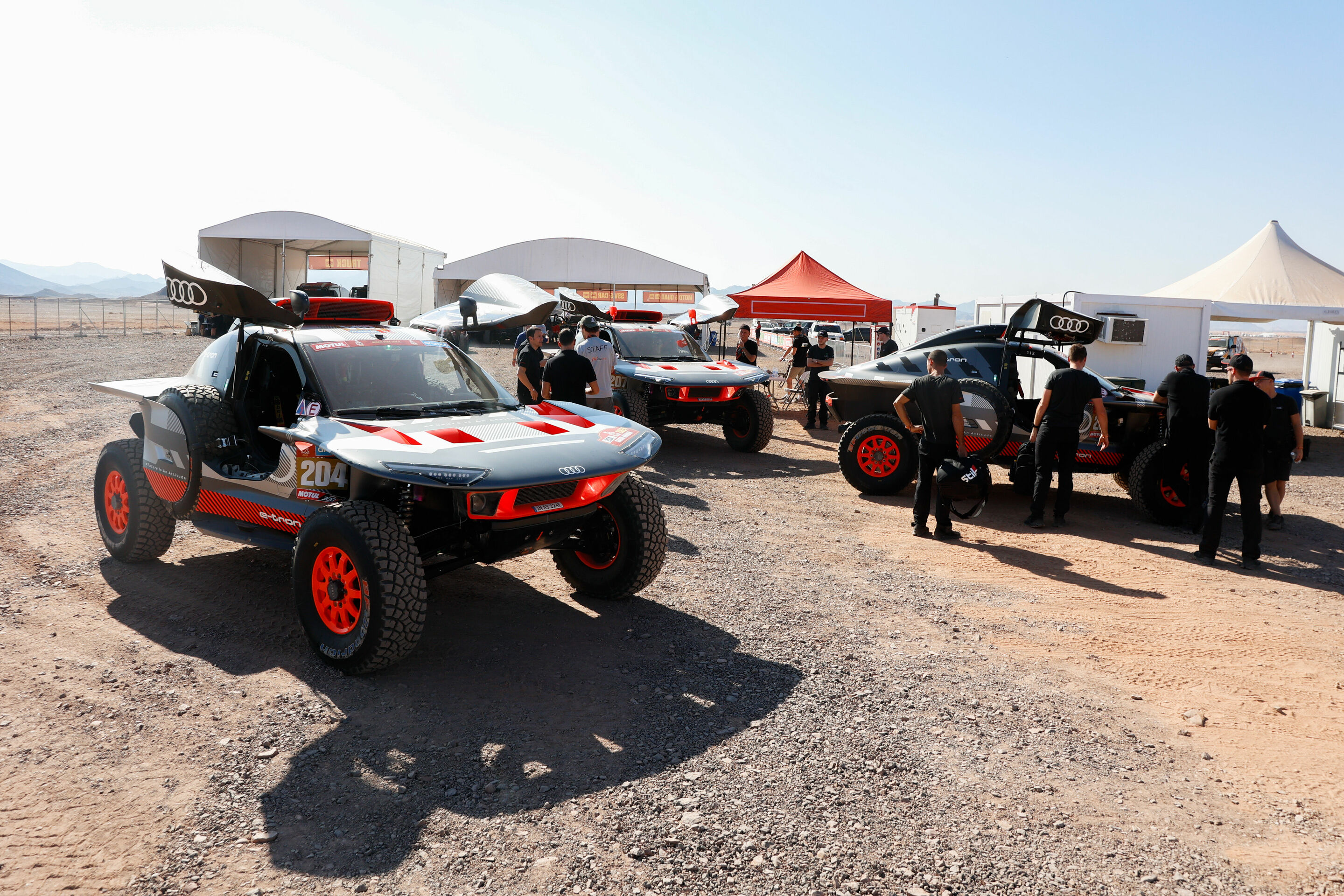 Dakar Rally 2024 - Audi RS Q e-tron #204 (Team Audi Sport), Carlos Sainz/Lucas Cruz
