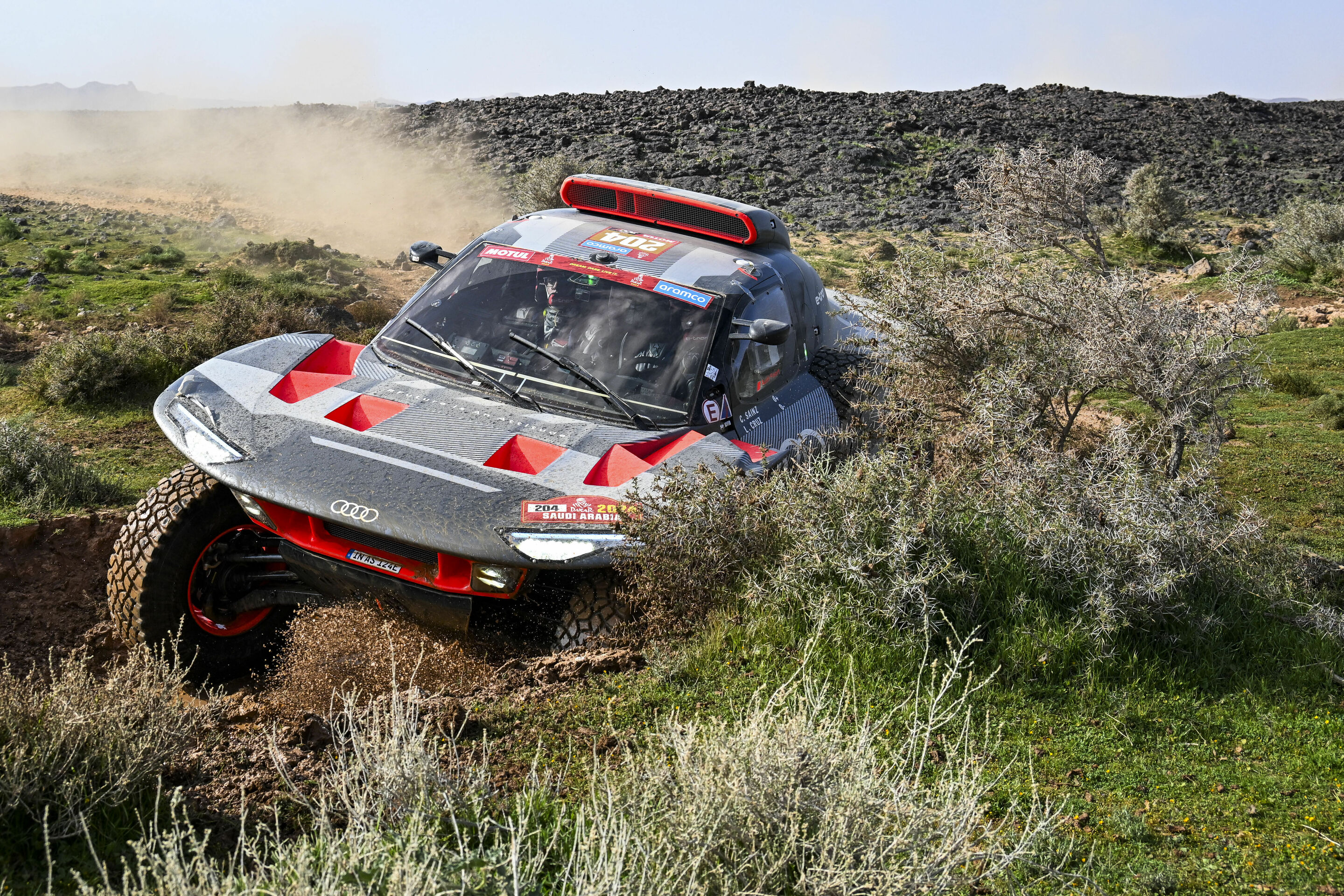 Rallye Dakar 2024 - Audi RS Q e-tron #204 (Team Audi Sport), Carlos Sainz/Lucas Cruz
