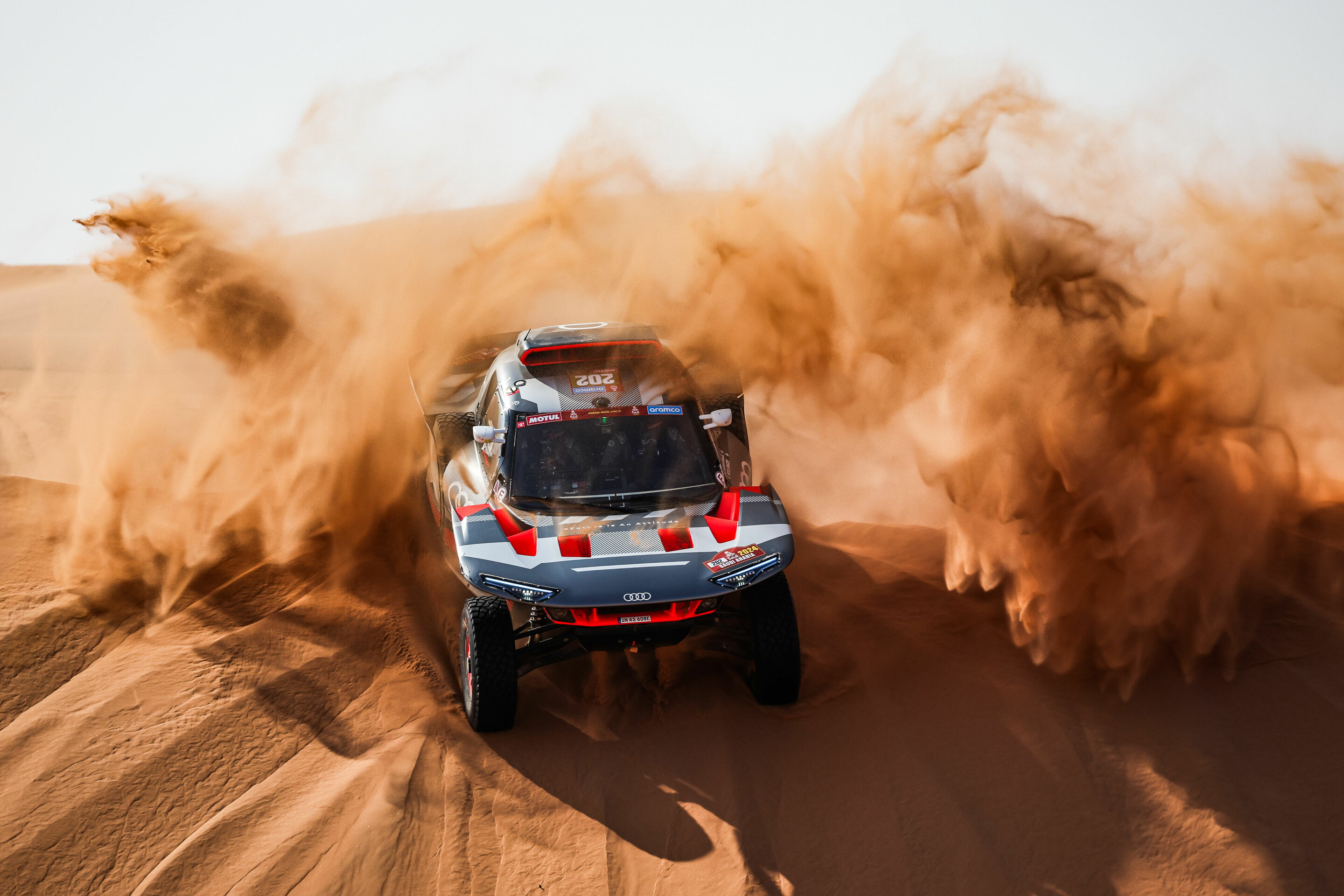 Dakar Rally 2024 - Audi RS Q e-tron #202 (Team Audi Sport), Stéphane Peterhansel/Edouard Boulanger