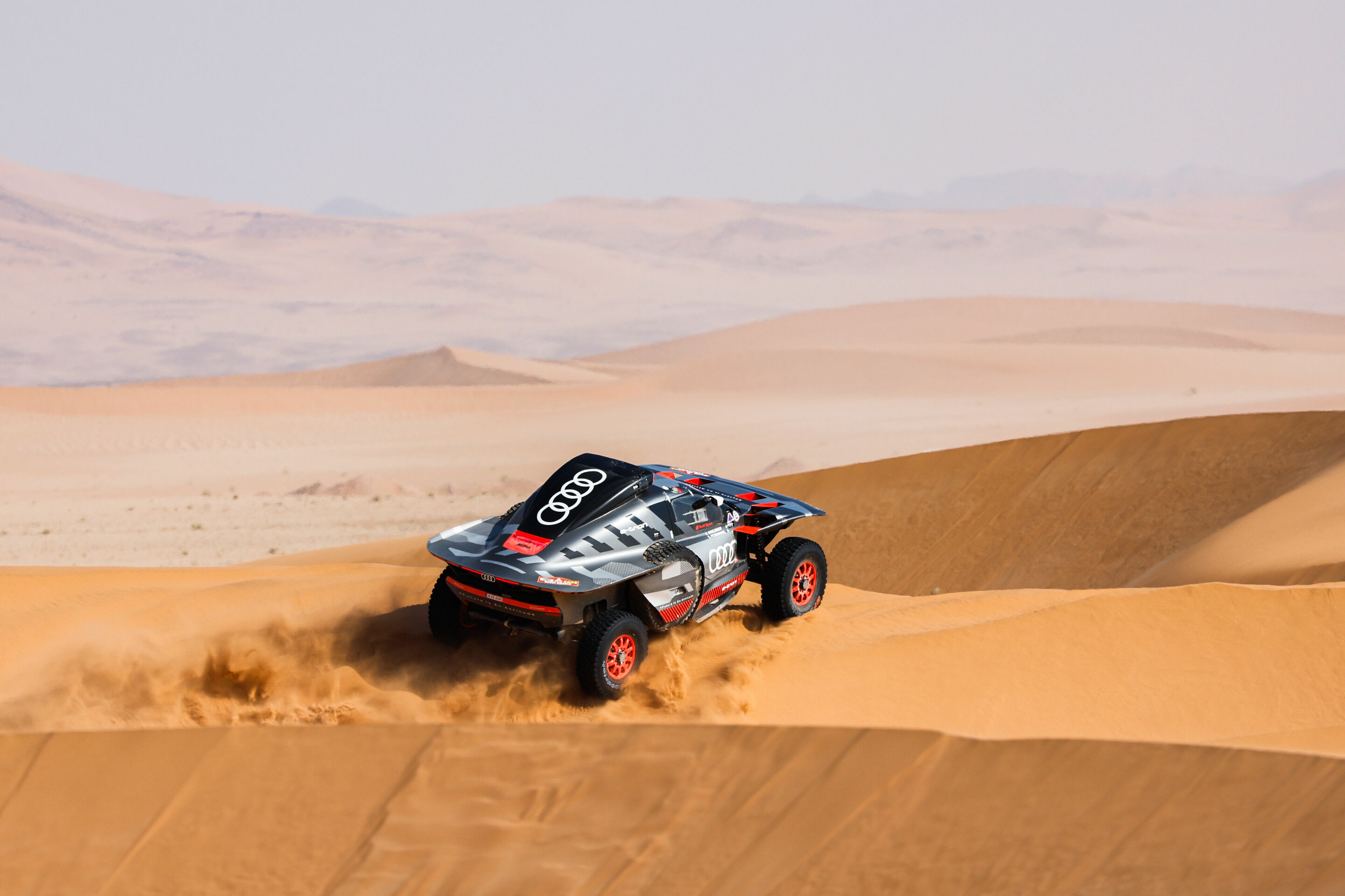 Dakar Rally 2024 - Audi RS Q e-tron #202 (Team Audi Sport), Stéphane Peterhansel/Edouard Boulanger