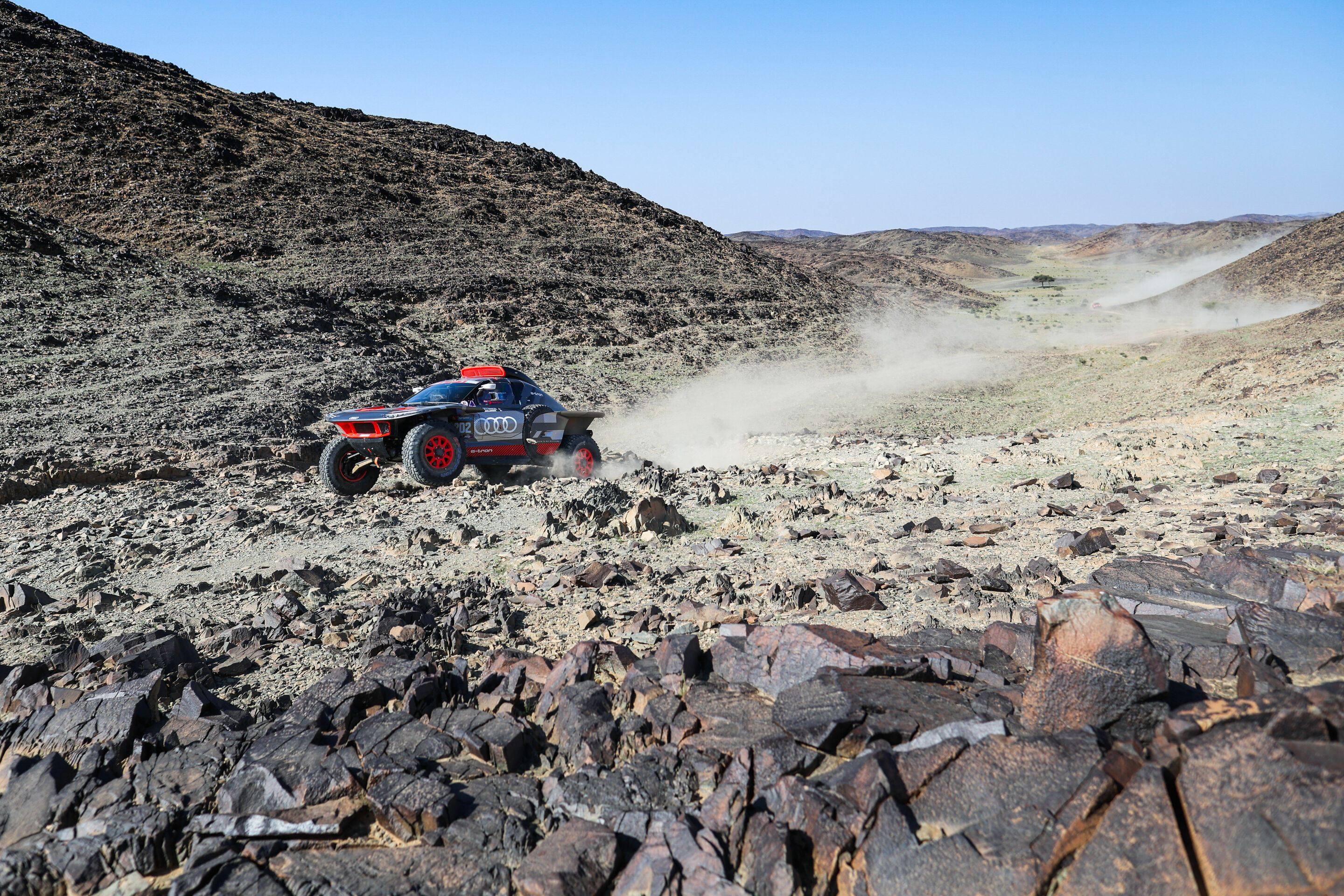 Rallye Dakar 2024 - Audi RS Q e-tron #202 (Team Audi Sport), Stéphane Peterhansel/Edouard Boulanger