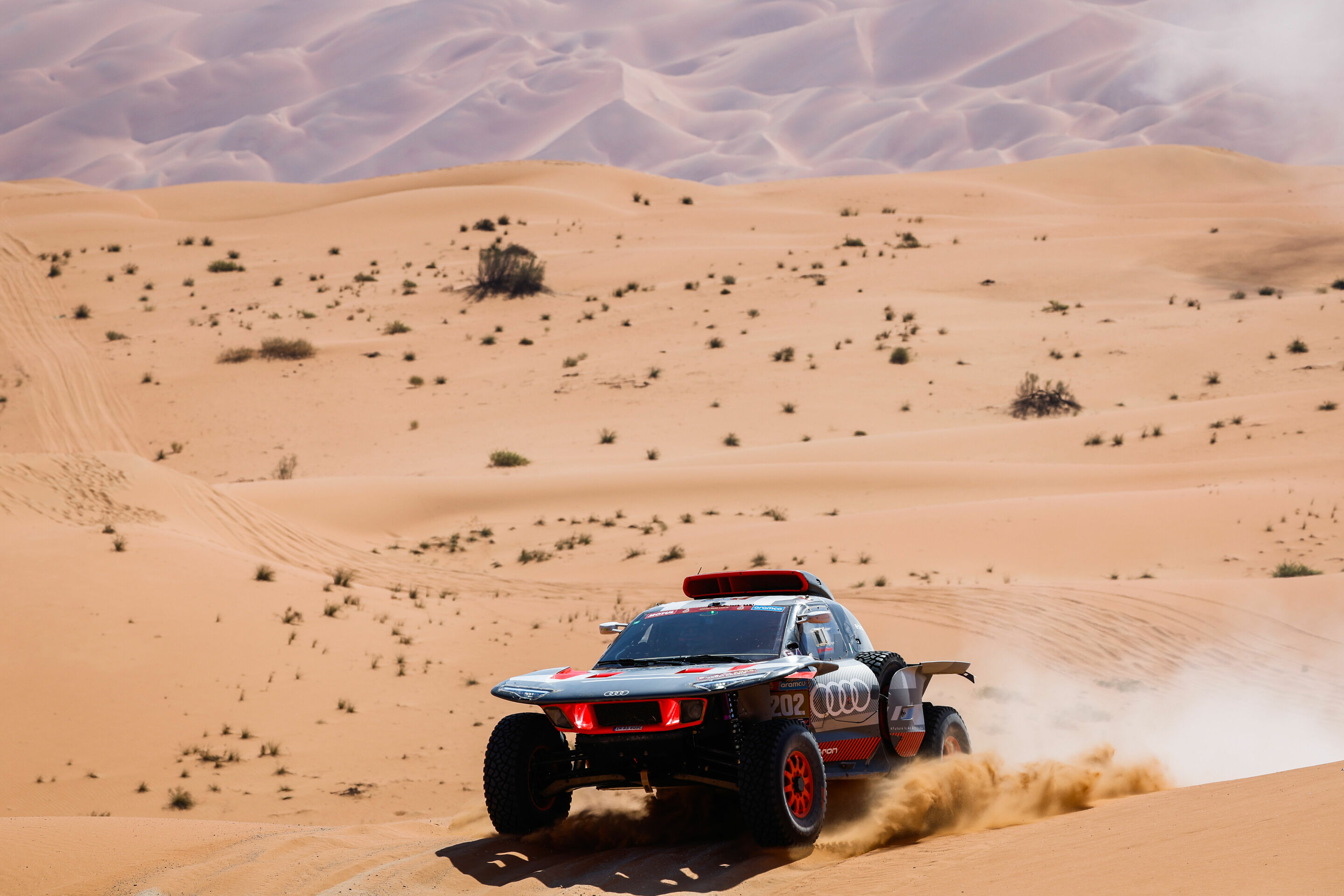 Dakar Rally 2024 - Audi RS Q e-tron #202 (Team Audi Sport), Stéphane Peterhansel/Edouard Boulanger