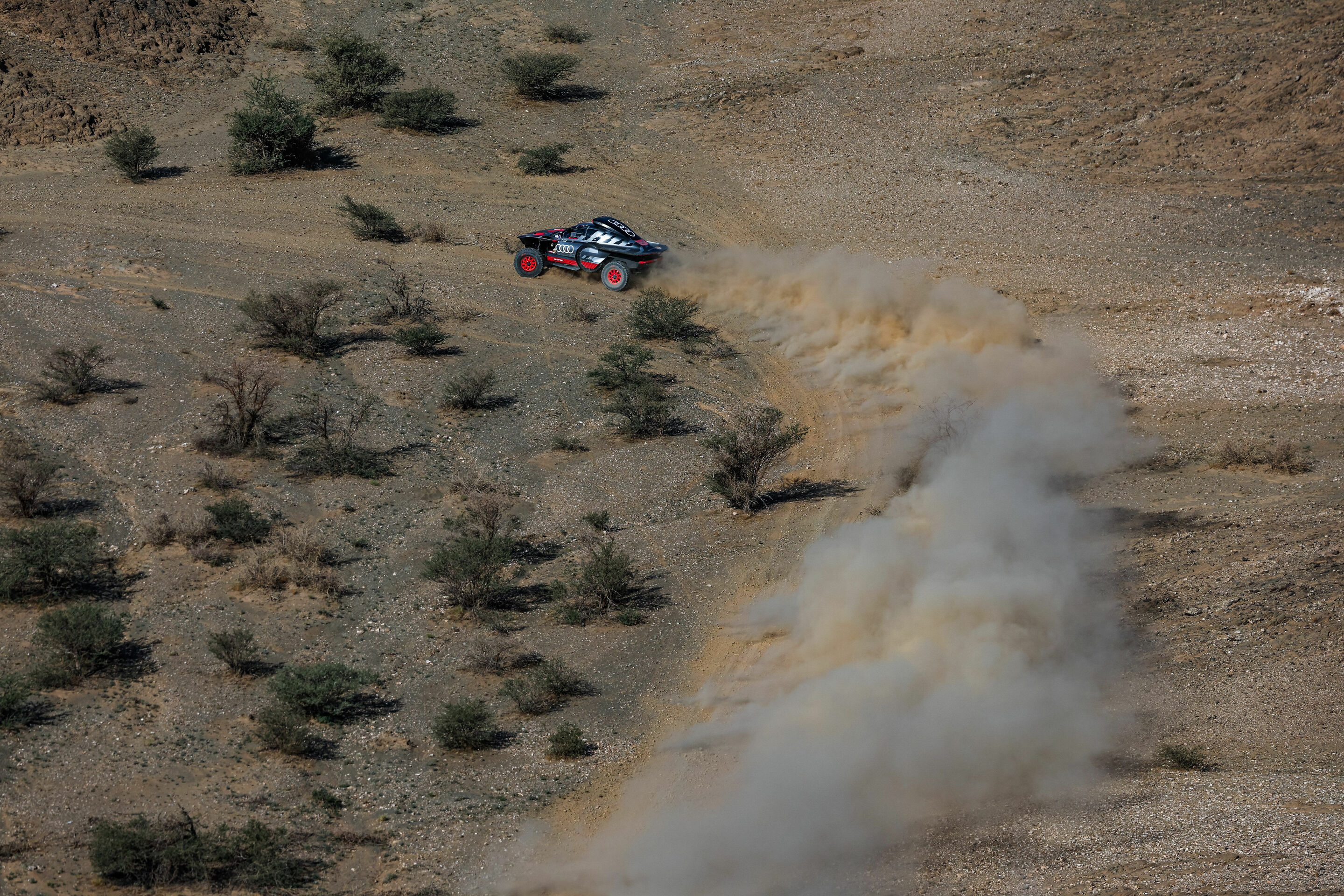 Dakar Rally 2024 - Audi RS Q e-tron #204 (Team Audi Sport), Carlos Sainz/Lucas Cruz
