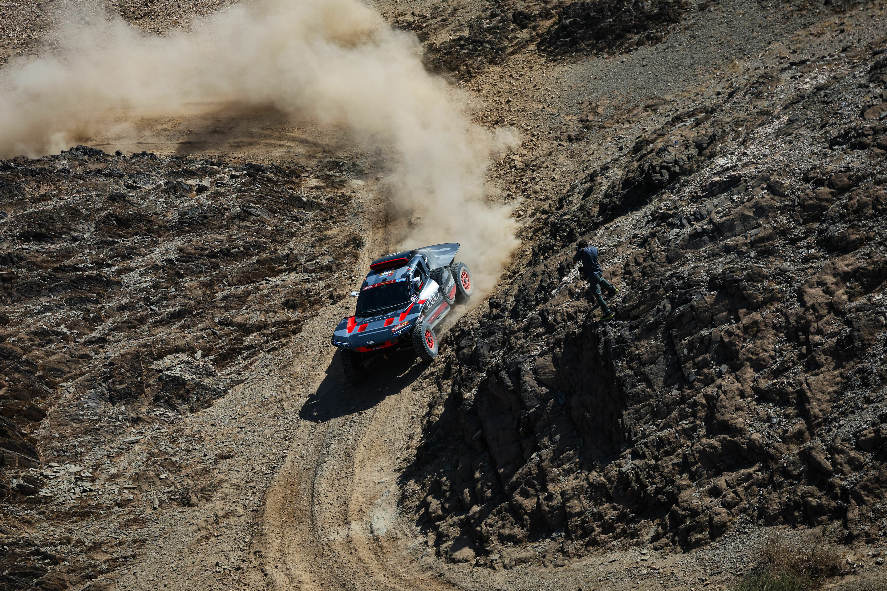 Rallye Dakar 2024 - Audi RS Q e-tron #202 (Team Audi Sport), Stéphane Peterhansel/Edouard Boulanger