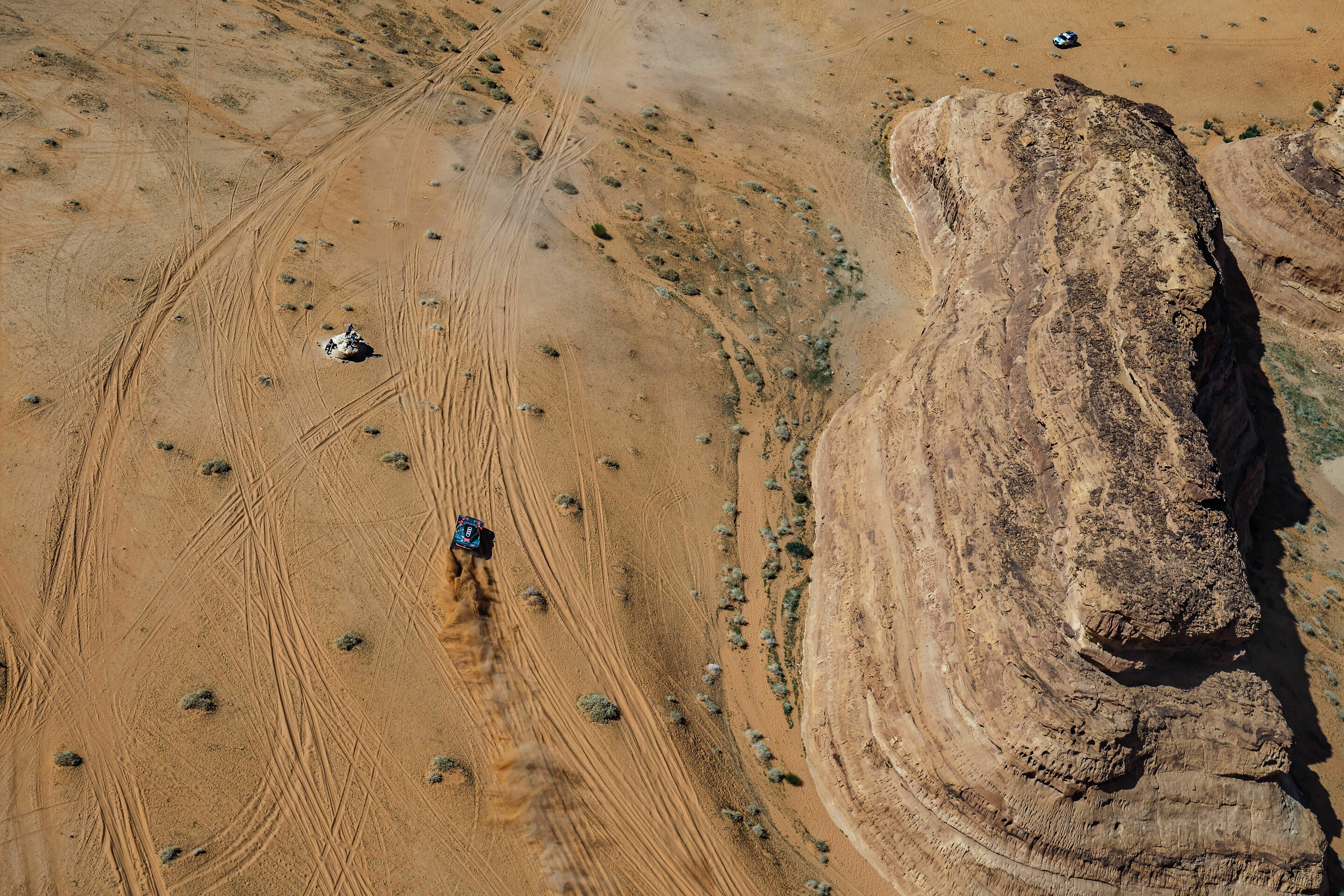 Dakar Rally 2024 - Audi RS Q e-tron #202 (Team Audi Sport), Stéphane Peterhansel/Edouard Boulanger