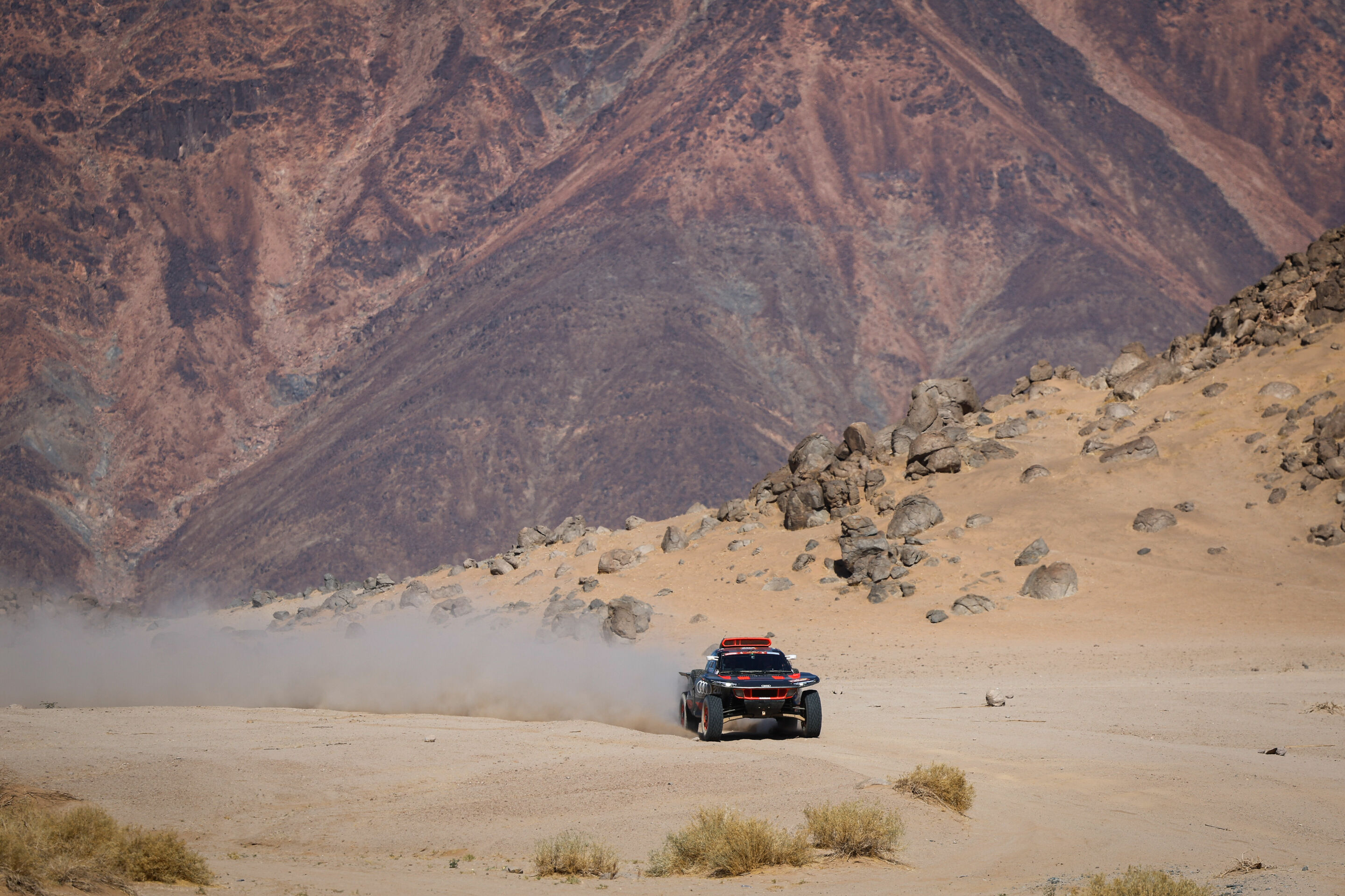 Dakar Rally 2024 - Audi RS Q e-tron #202 (Team Audi Sport), Stéphane Peterhansel/Edouard Boulanger