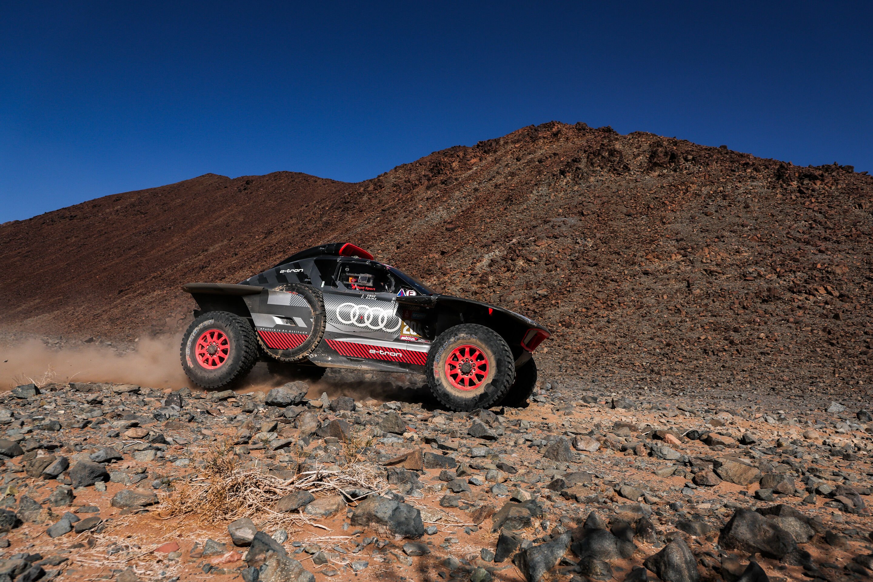 Dakar Rally 2024 - Audi RS Q e-tron #204 (Team Audi Sport), Carlos Sainz/Lucas Cruz