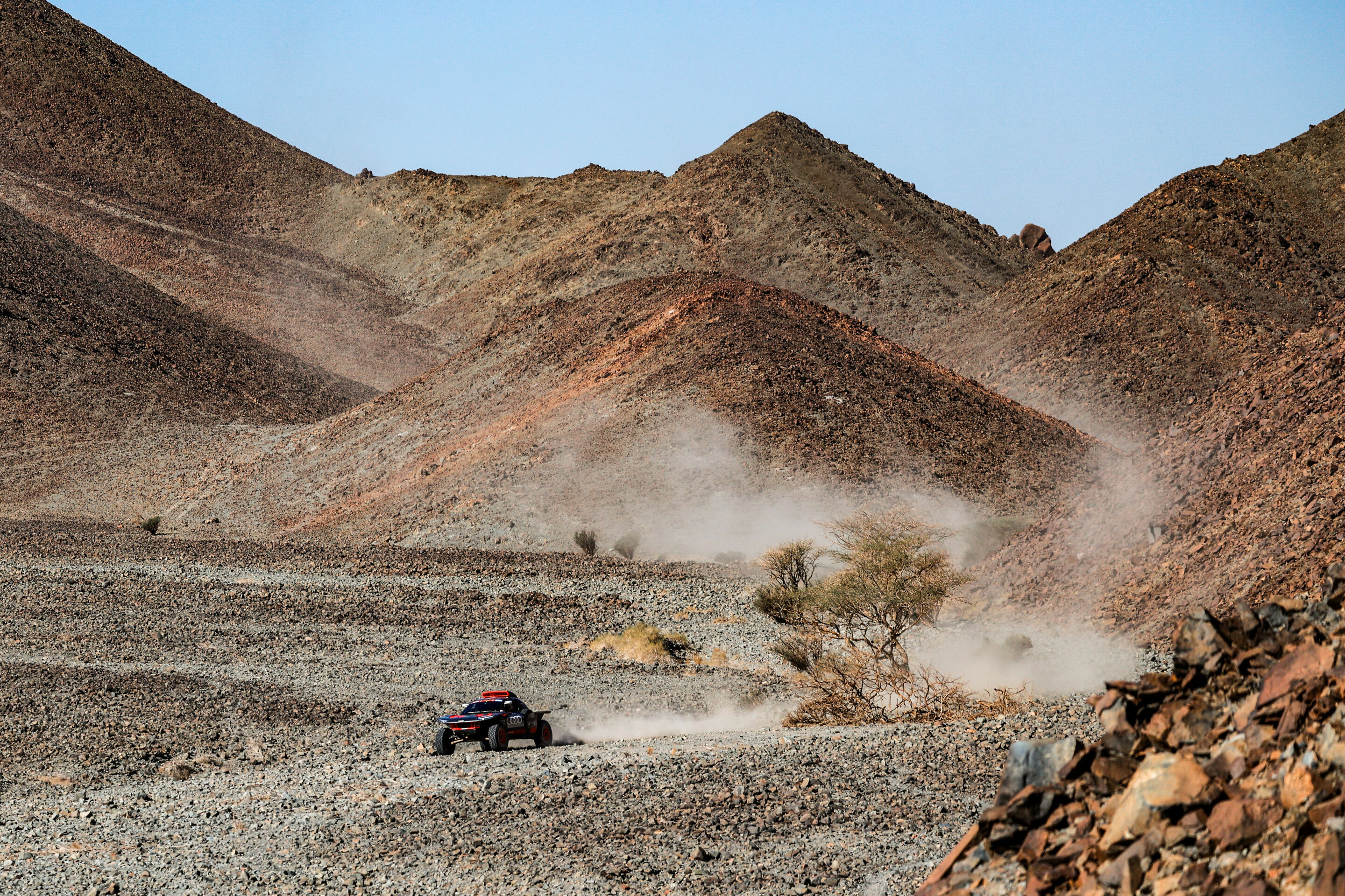 Dakar Rally 2024 - Audi RS Q e-tron #202 (Team Audi Sport), Stéphane Peterhansel/Edouard Boulanger