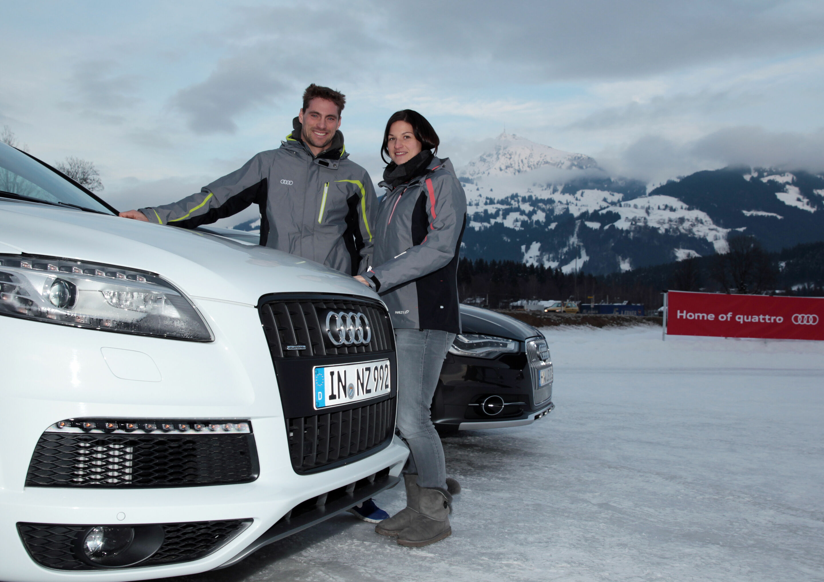 Von links: Björn Otto (Silber im Stabhochsprung bei Olympia 2012) und Linda Stahl (Bronze im Speerwurf bei Olympia 2012)