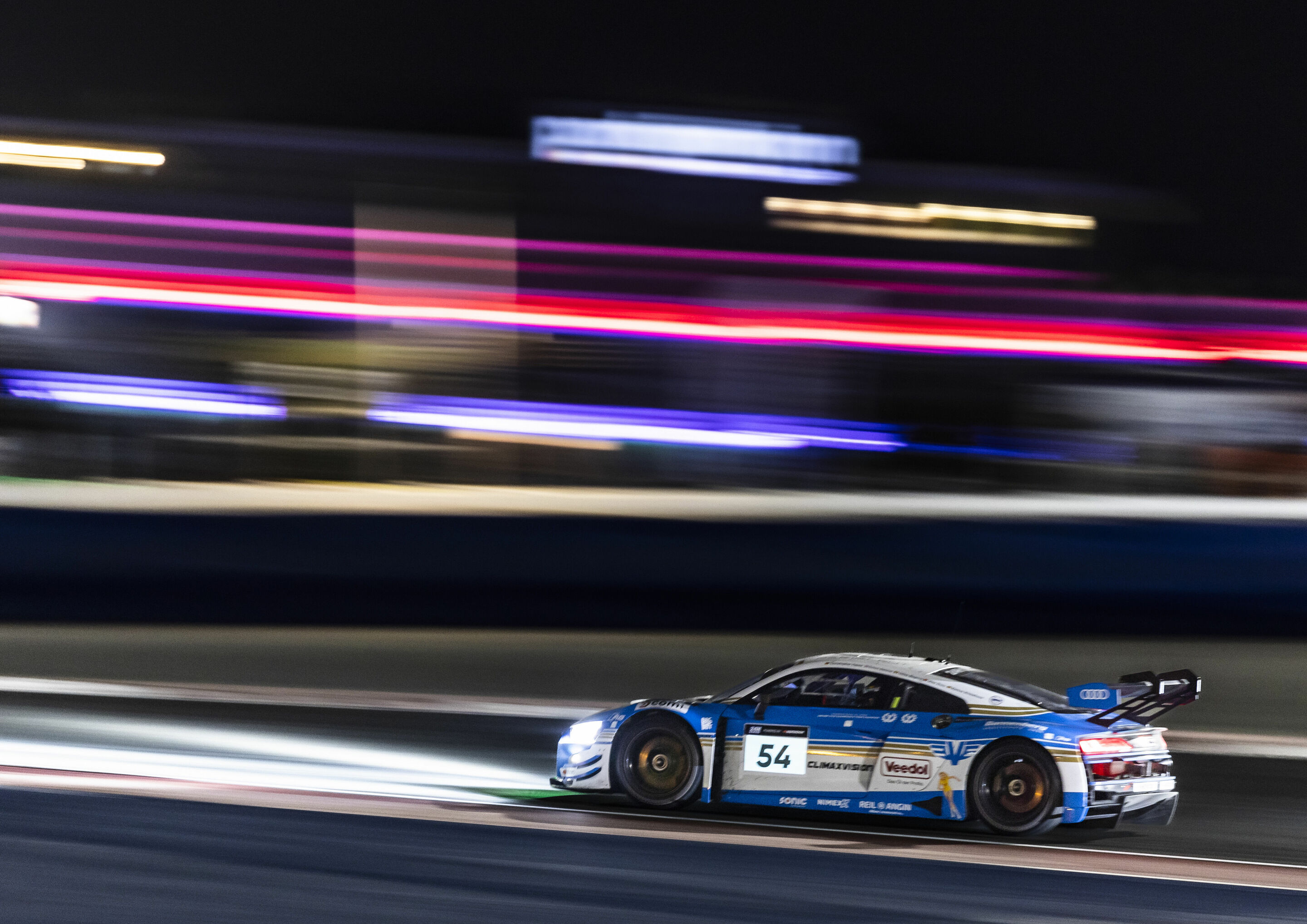 24h Dubai 2024 - Audi R8 LMS #54 (Eastalent Racing), Christopher Haase/Gilles Magnus/Simon Reicher/Markus Winkelhock/Mike Zhou