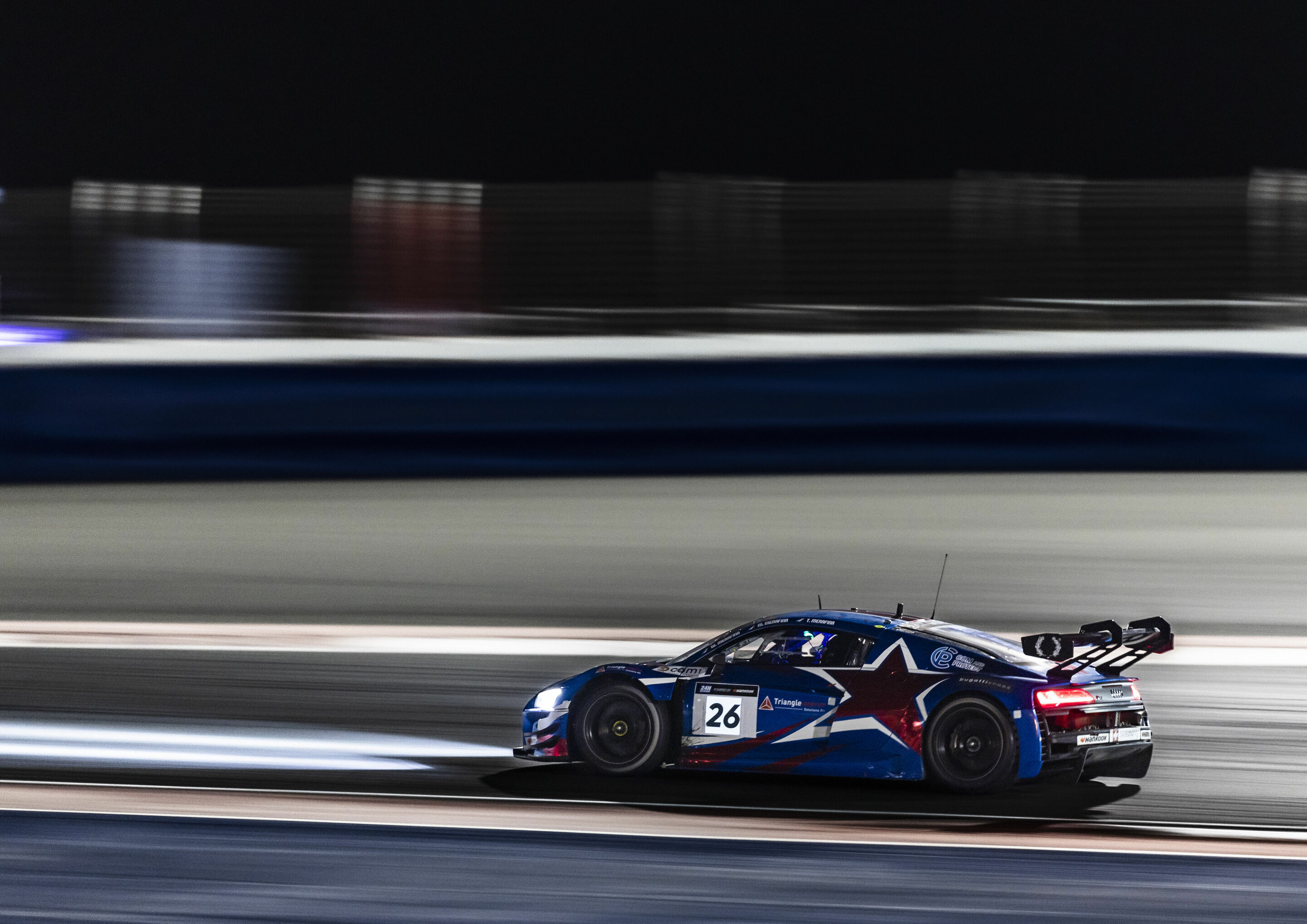24h Dubai 2024 - Audi R8 LMS #26 (Saintéloc Junior Team,) Mattéo Merafina/Thomas Merafina/Wilfried Merafina