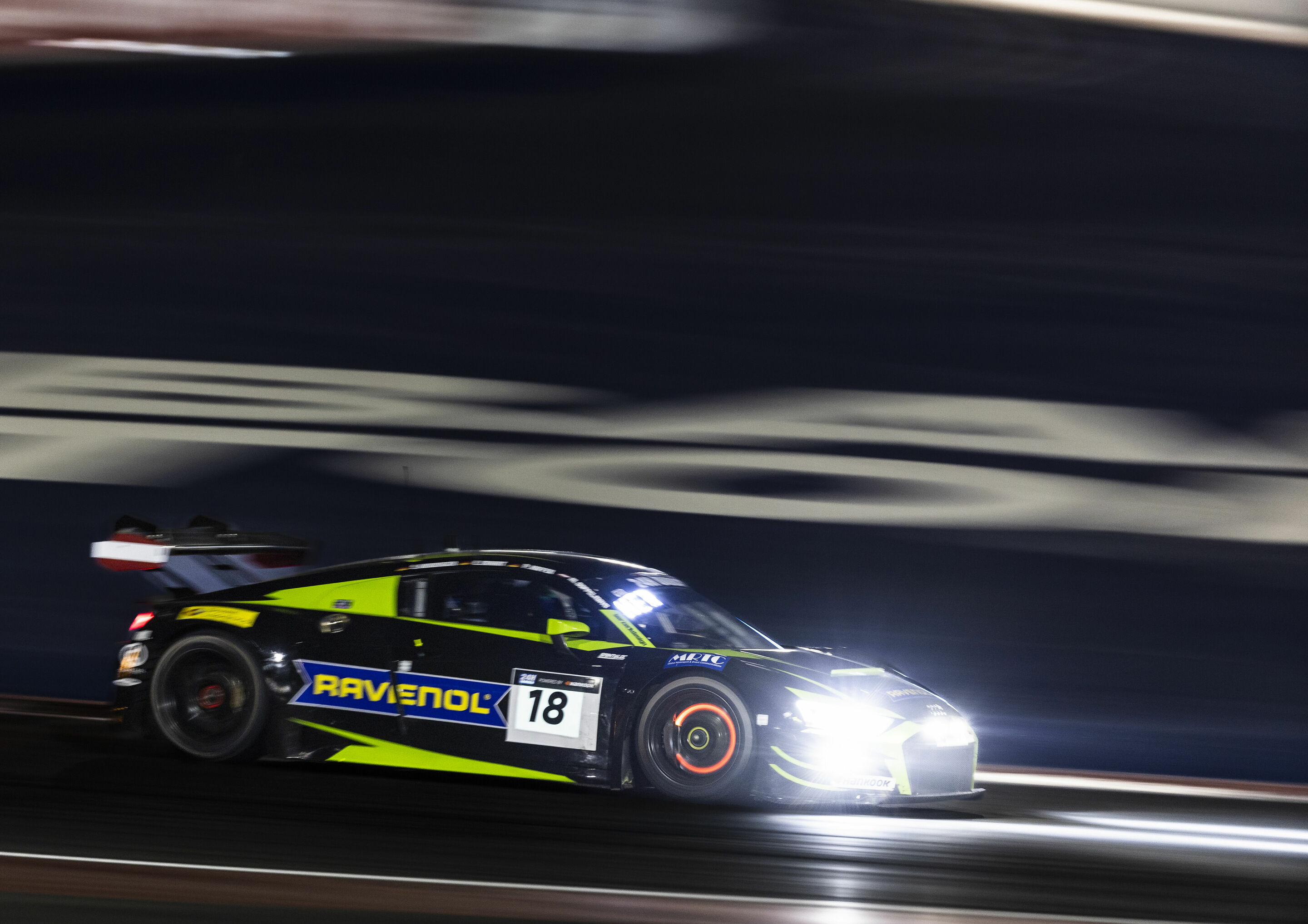 24h Dubai 2024 - Audi R8 LMS #18 (Saintéloc Junior Team), Michael Doppelmayr/Elia Erhart/Swen Herberger/Pierre Kaffer