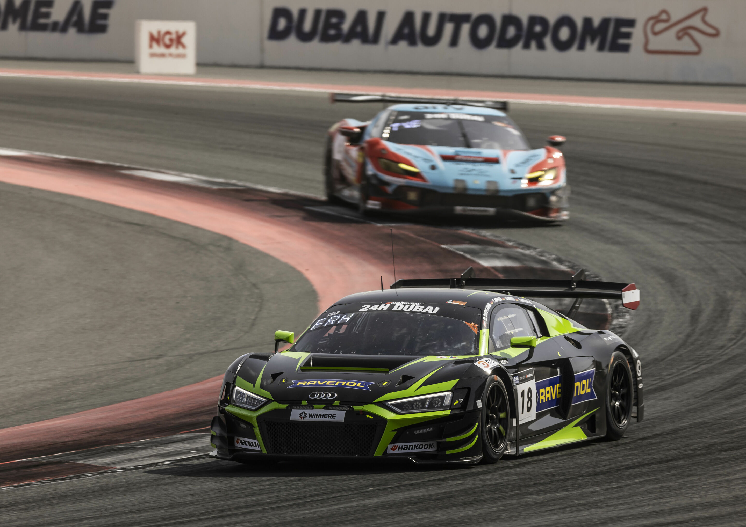 24h Dubai 2024 - Audi R8 LMS #18 (Saintéloc Junior Team), Michael Doppelmayr/Elia Erhart/Swen Herberger/Pierre Kaffer