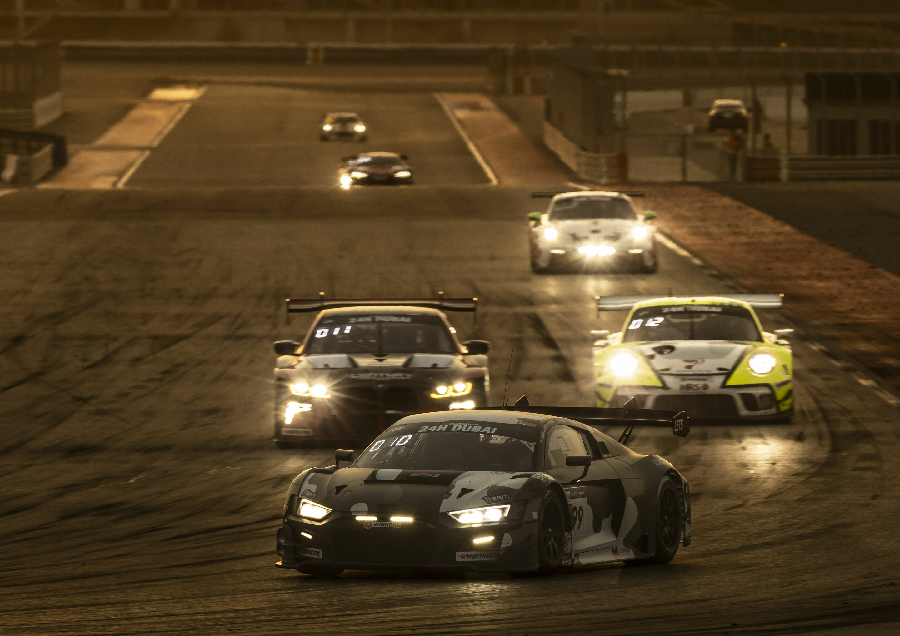 24h Dubai 2024 - Audi R8 LMS #99 (Attempto Racing), Alex Aka/Ricardo Feller/Dylan Pereira/Sergej Titarenko/Andrej Mukovoz