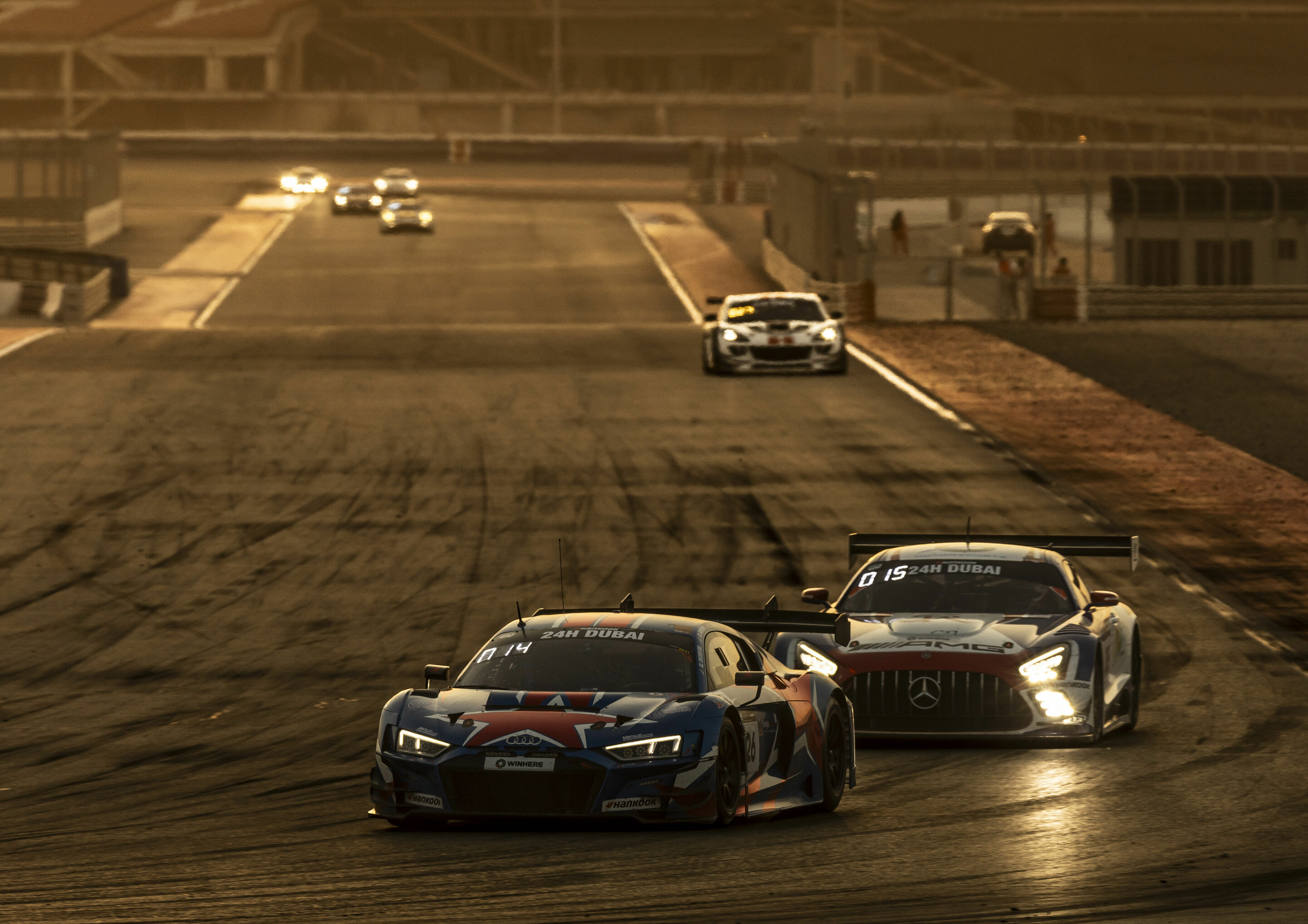 24h Dubai 2024 - Audi R8 LMS #26 (Saintéloc Junior Team,) Mattéo Merafina/Thomas Merafina/Wilfried Merafina