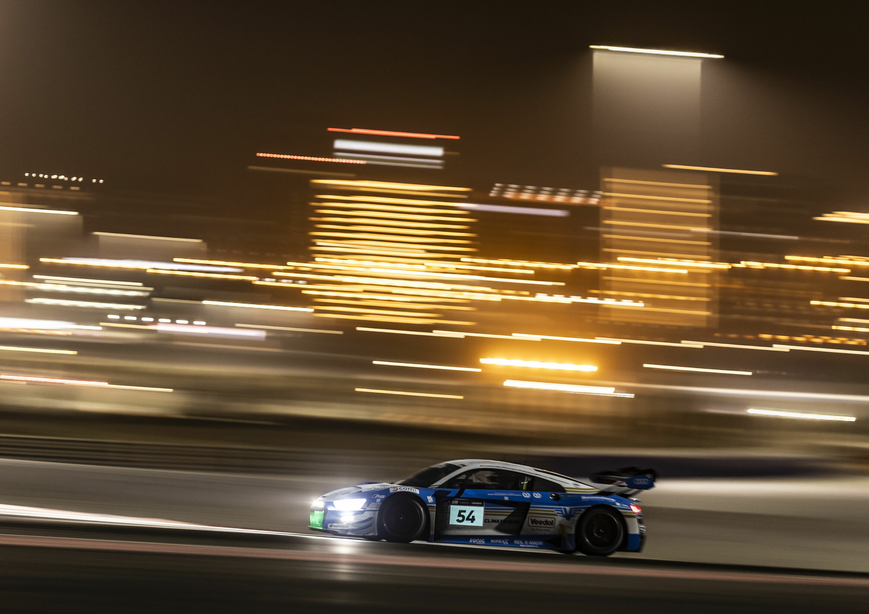 24h Dubai 2024 - Audi R8 LMS #54 (Eastalent Racing), Christopher Haase/Gilles Magnus/Simon Reicher/Markus Winkelhock/Mike Zhou
