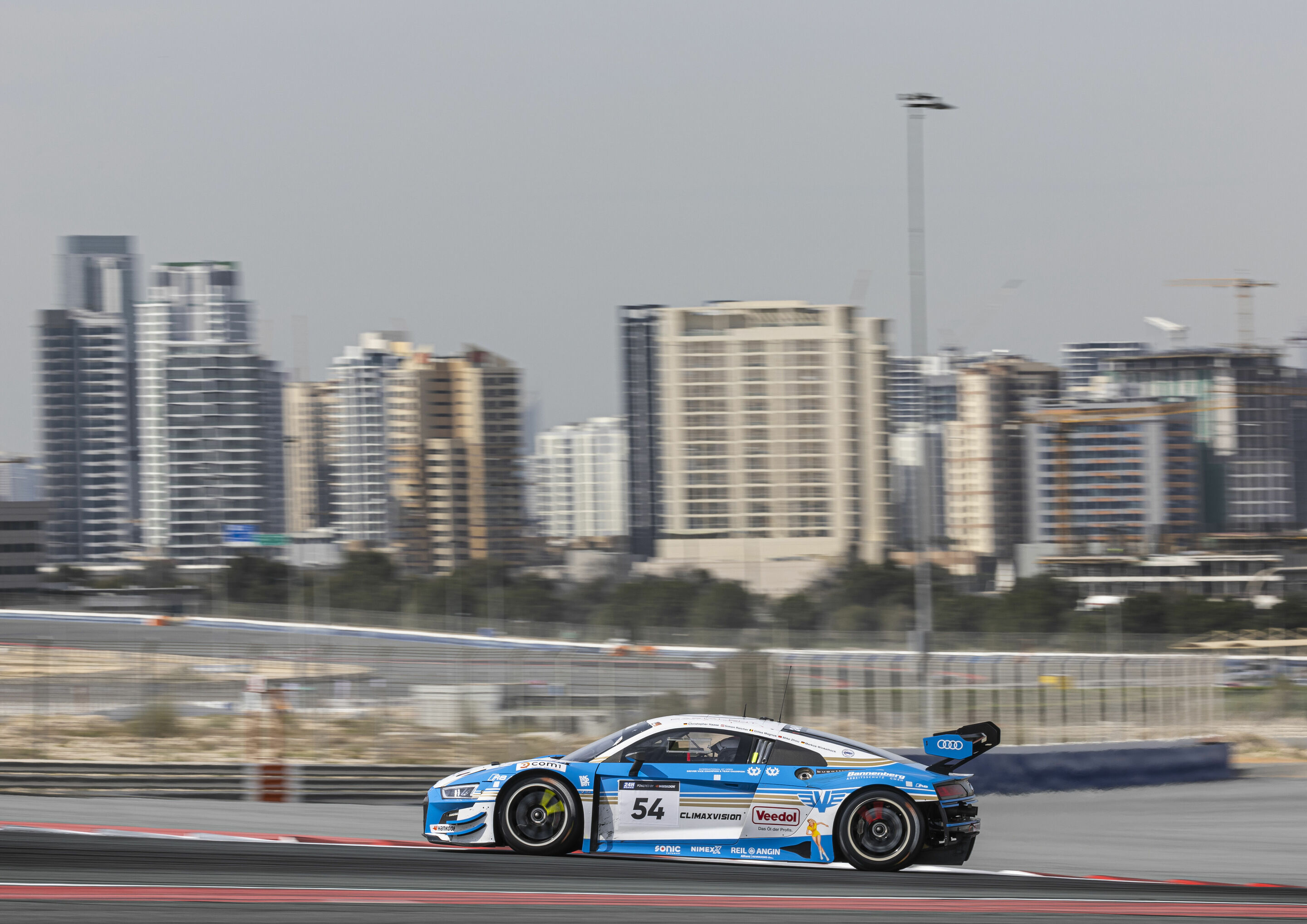 24h Dubai 2024 - Audi R8 LMS #54 (Eastalent Racing), Christopher Haase/Gilles Magnus/Simon Reicher/Markus Winkelhock/Mike Zhou