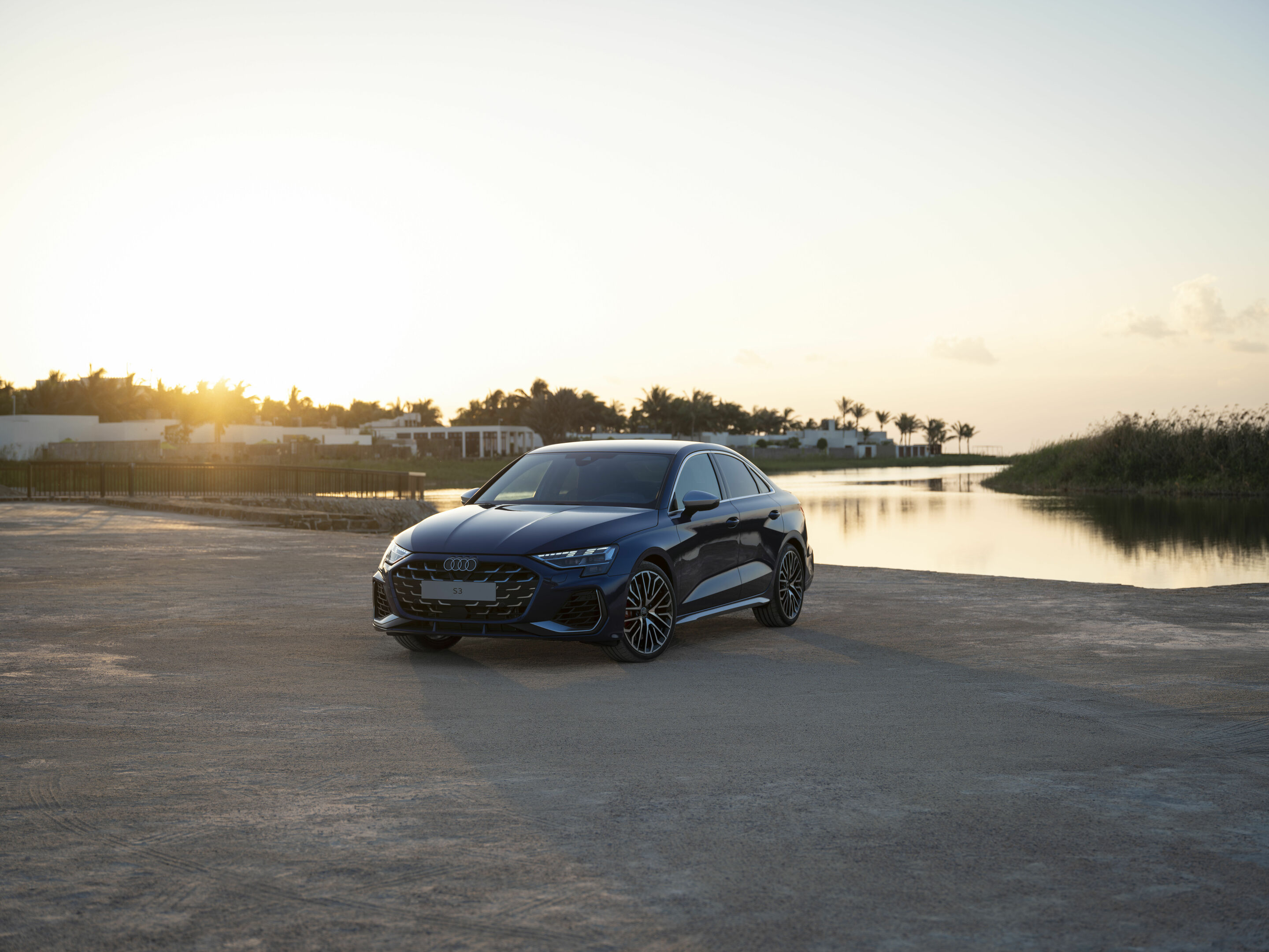 Audi S3 Sedan - Static photo, 
Colour: Ascari blue metallic