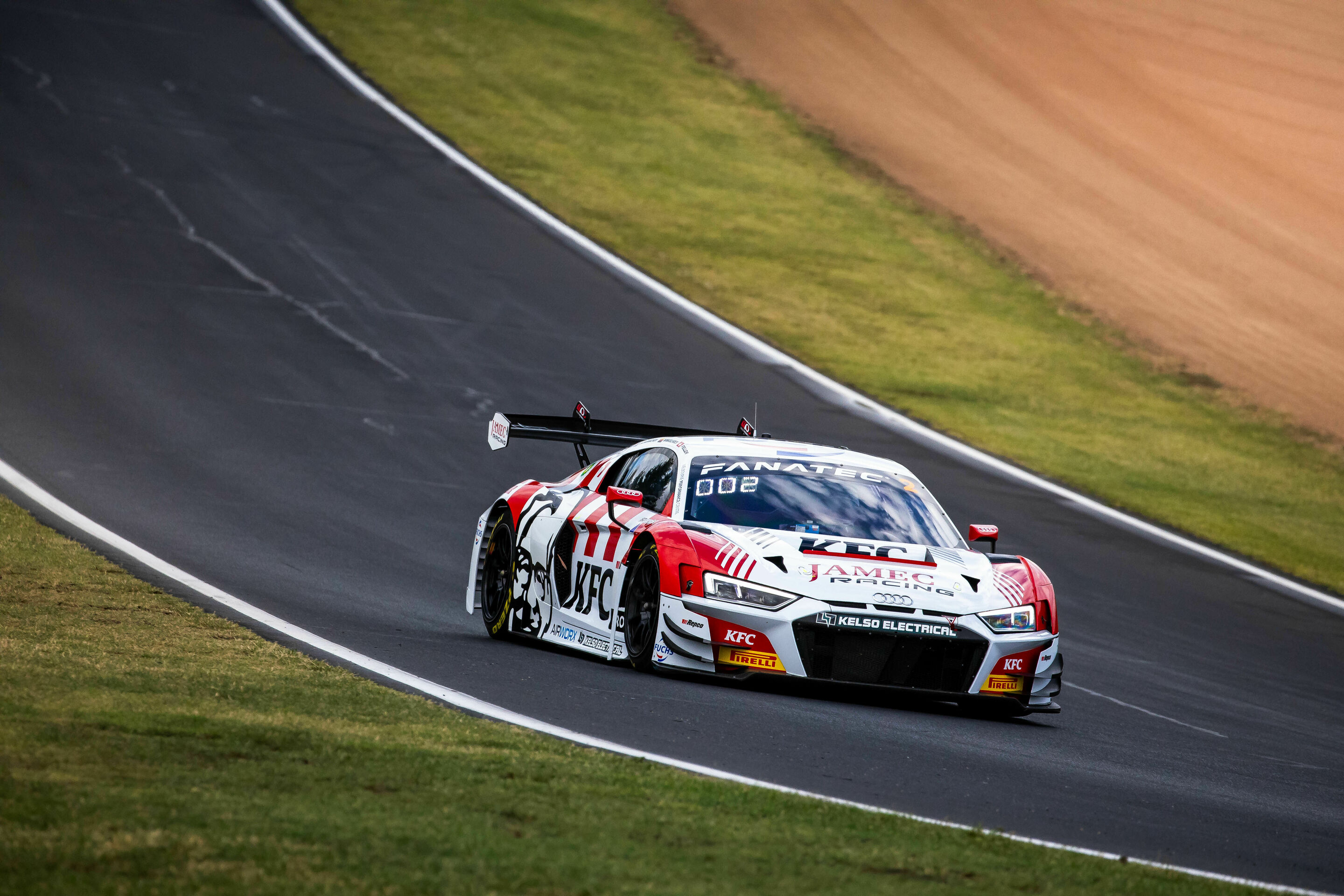 12h Bathurst 2024 - Audi R8 LMS #2 (KFC Team MPC), Ricardo Feller/Brad Schumacher/Markus Winkelhock
