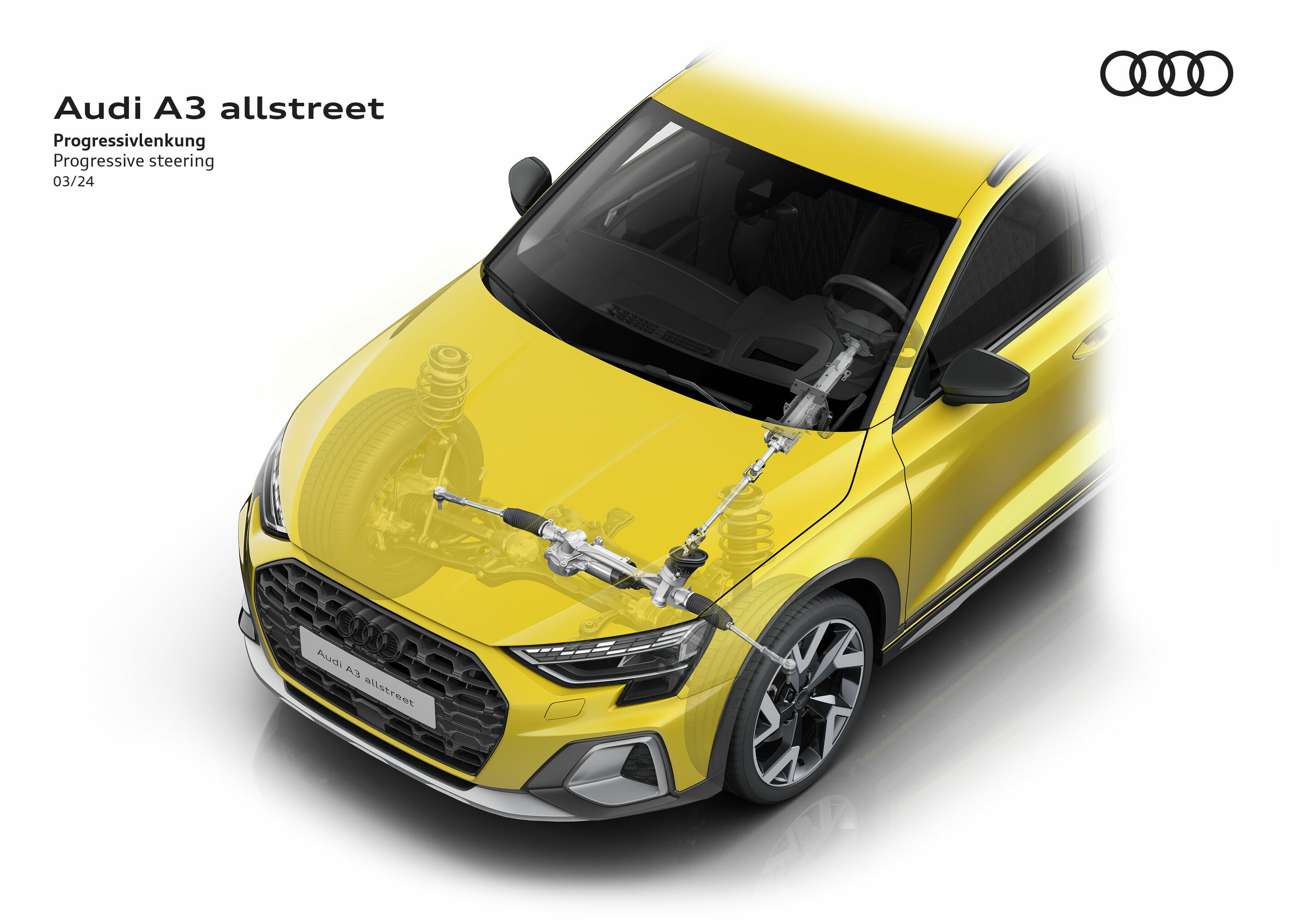 Illustration - Audi A3 allstreet - Progressivlenkung